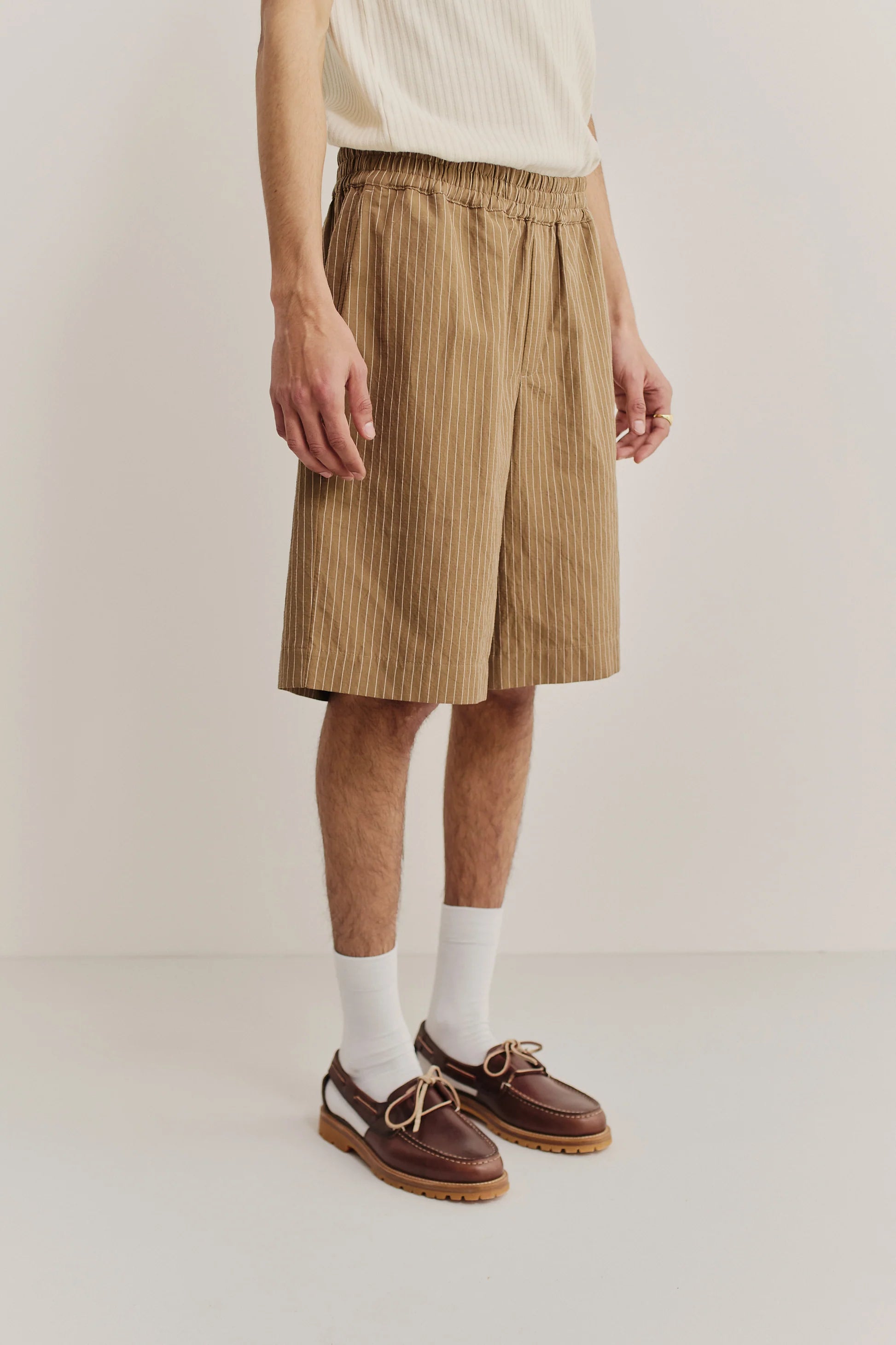 Saleh Shorts Earth Stripe_3