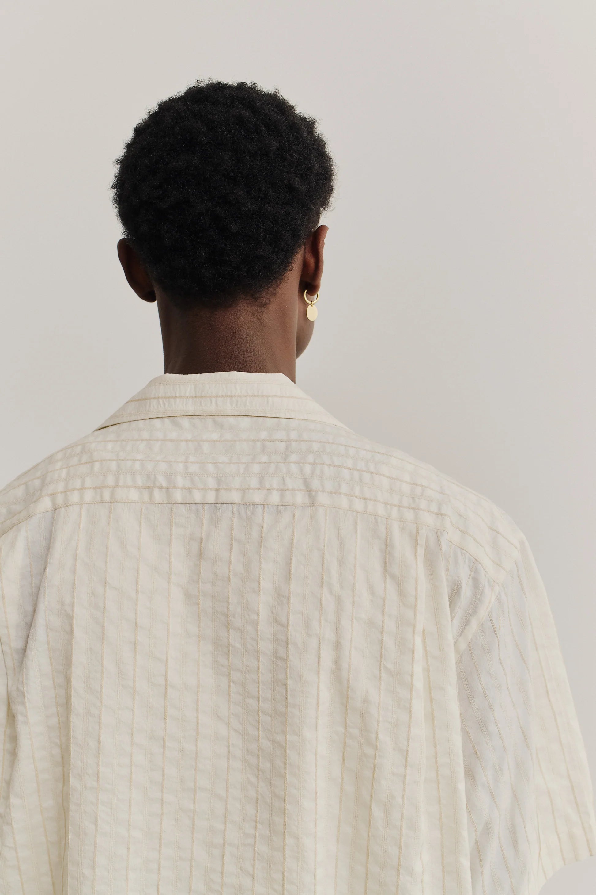 Samata Shirt Structured Natural Stripe_3