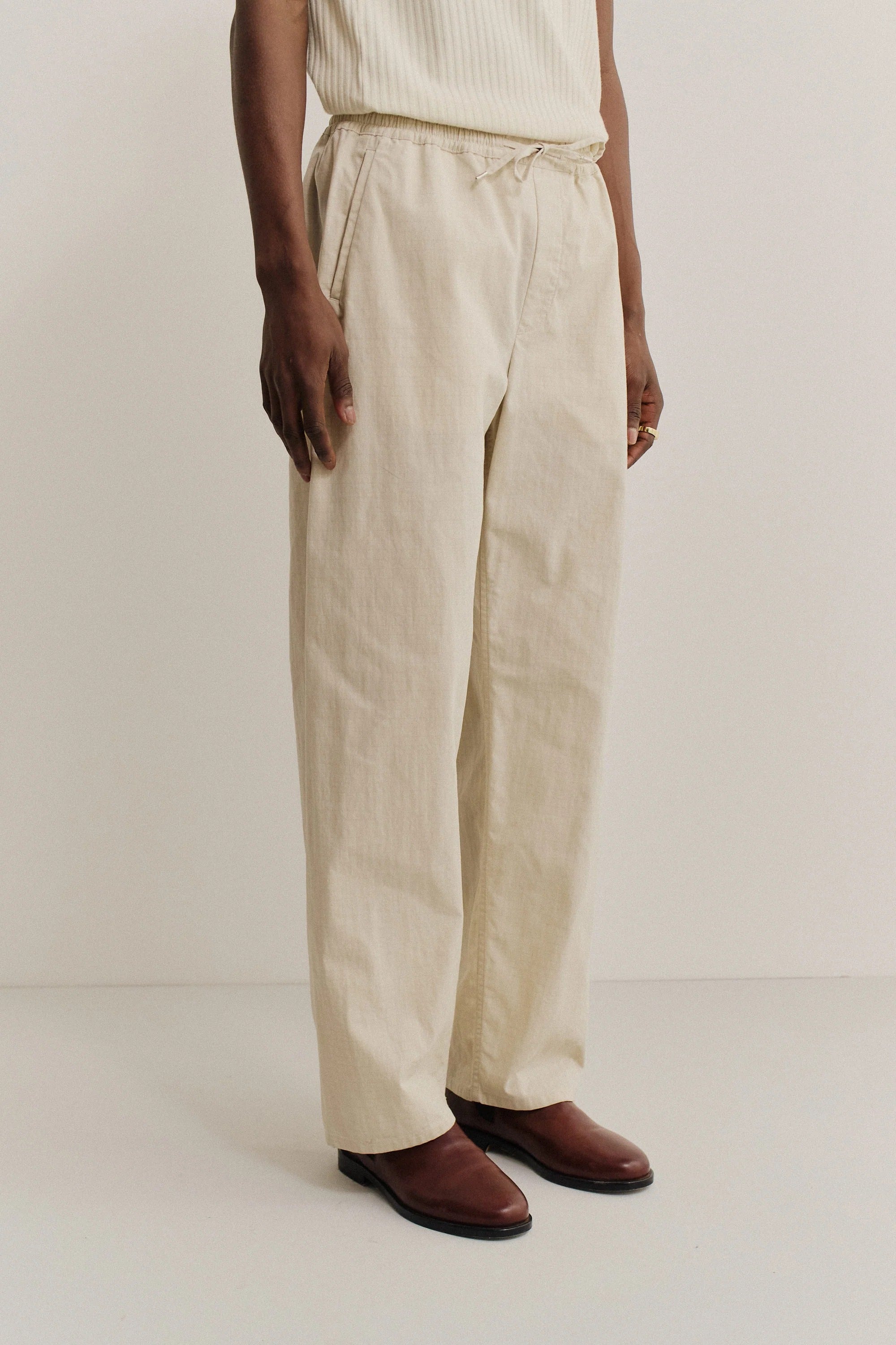Samurai Trousers Off White Ripstop