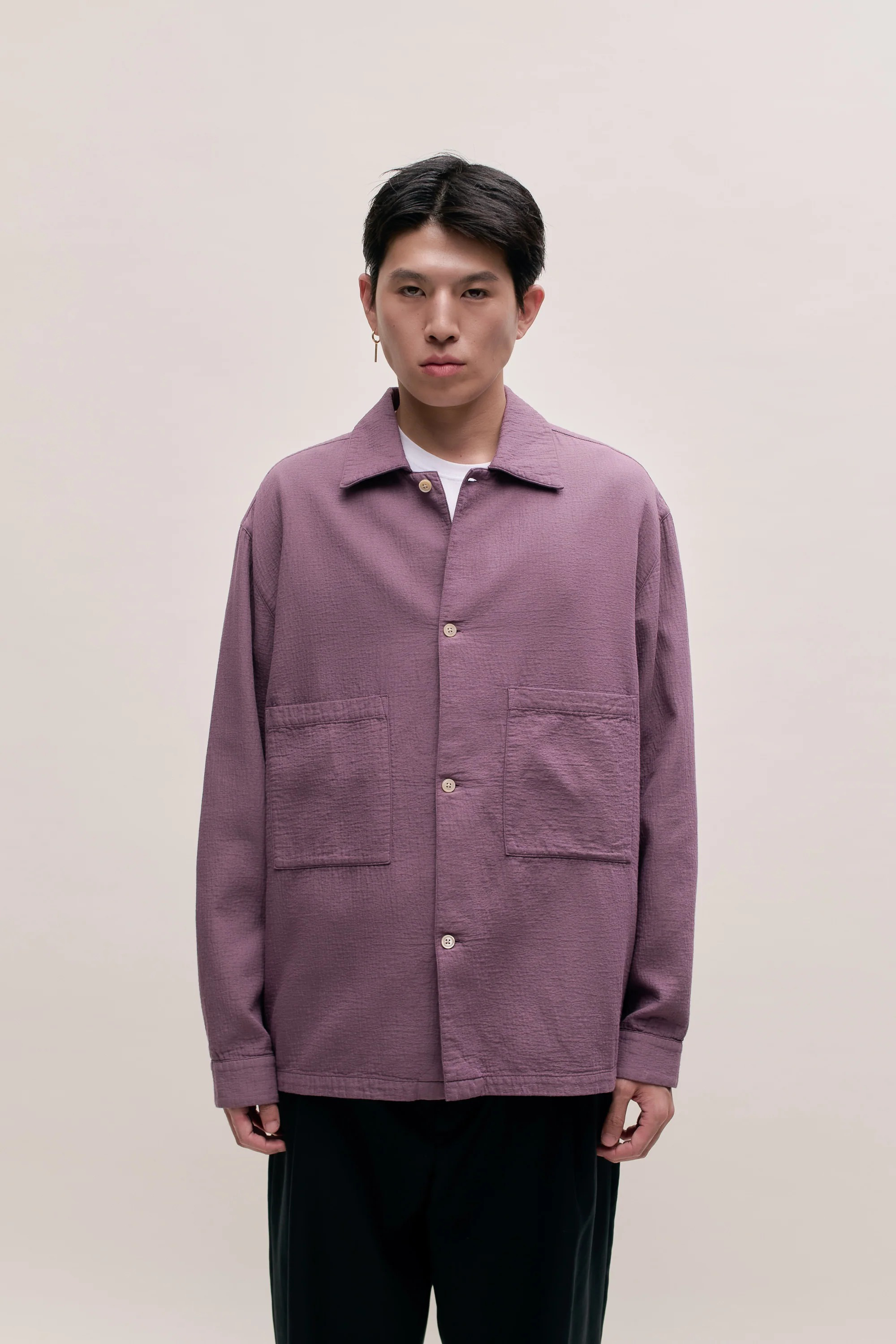 Sayan Shirt Jacket Plum