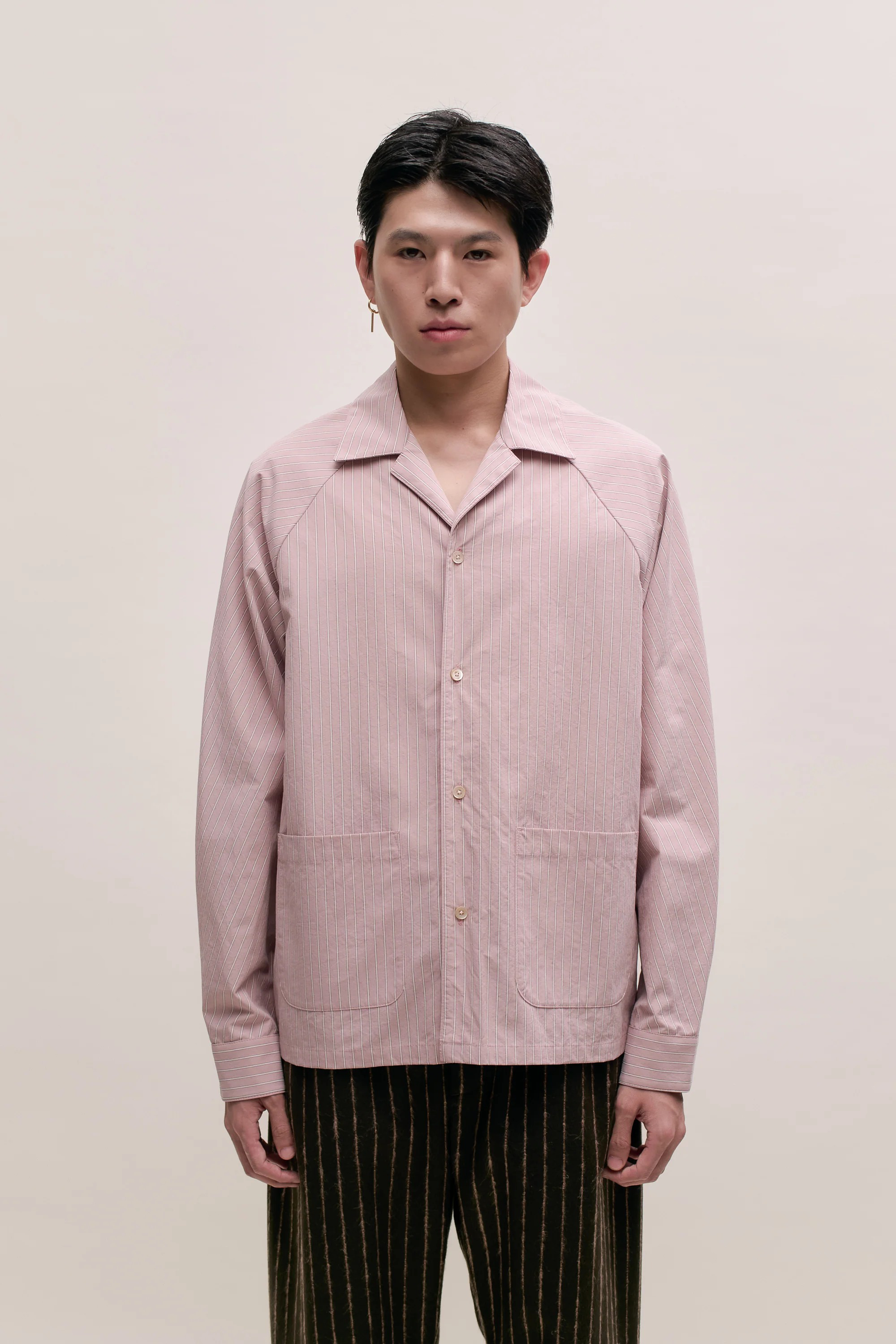 Songino Shirt Wild Rose Stripe