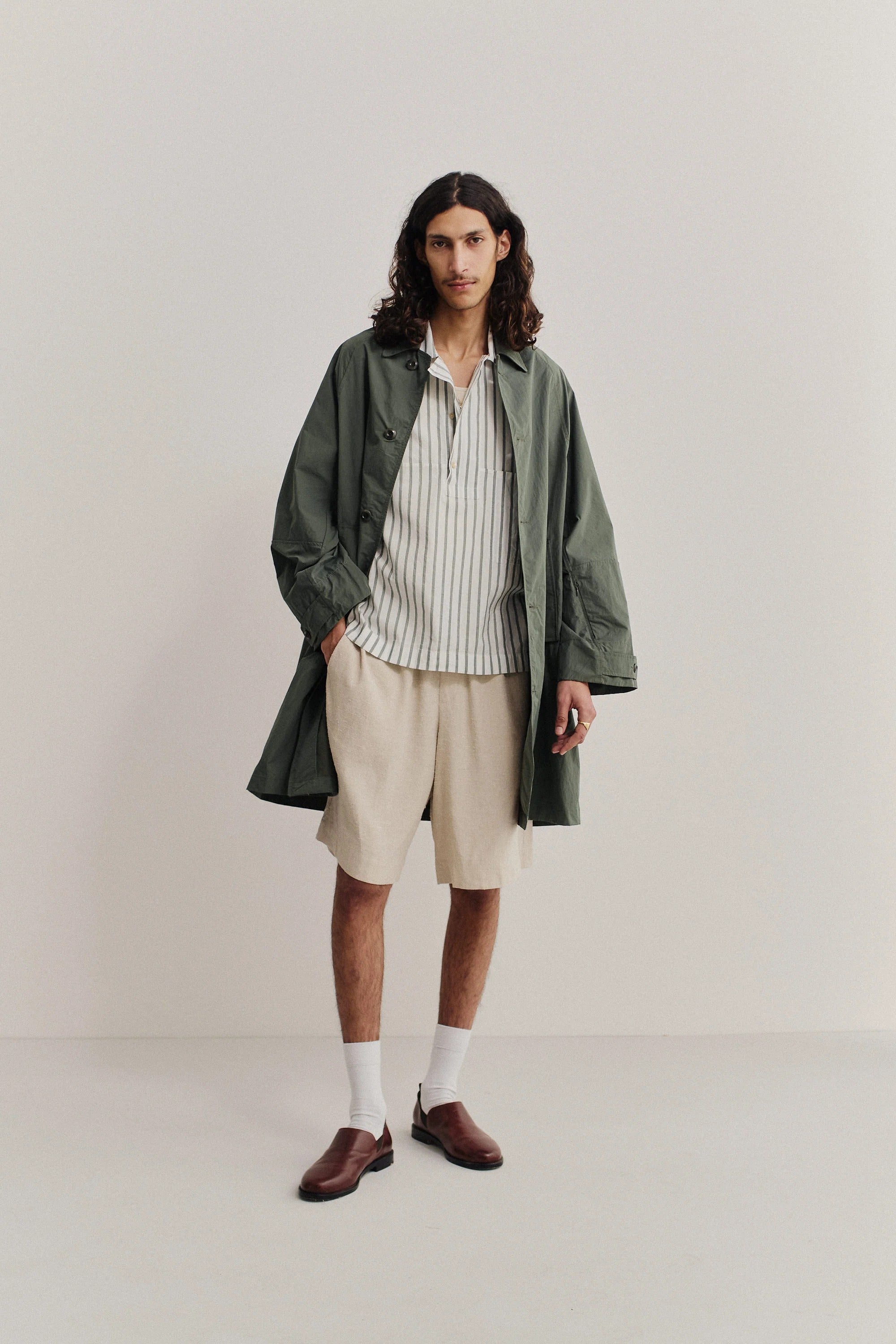 Taita Shirt Aloe Stripe