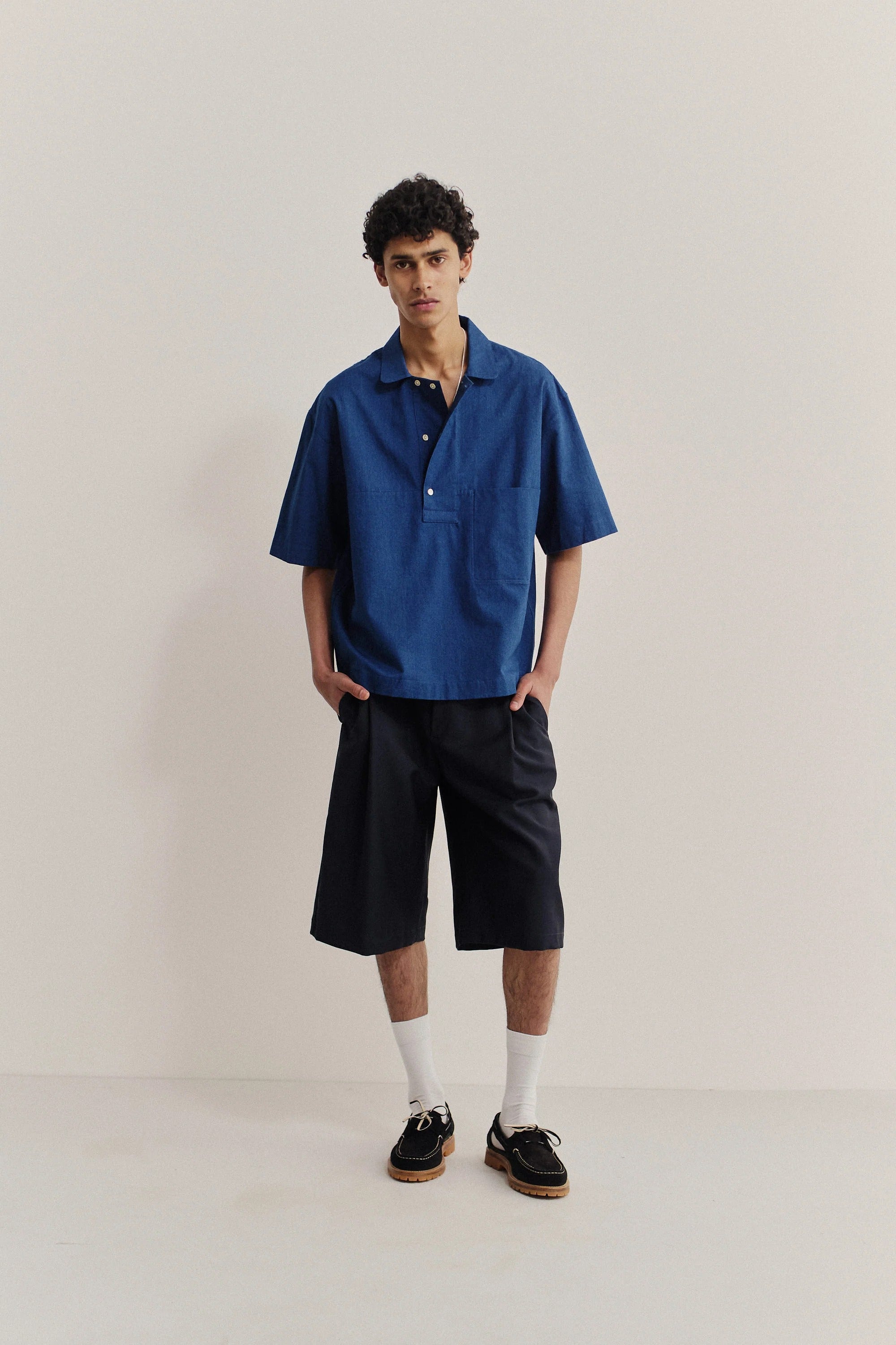 Taita Shirt Soft Indigo