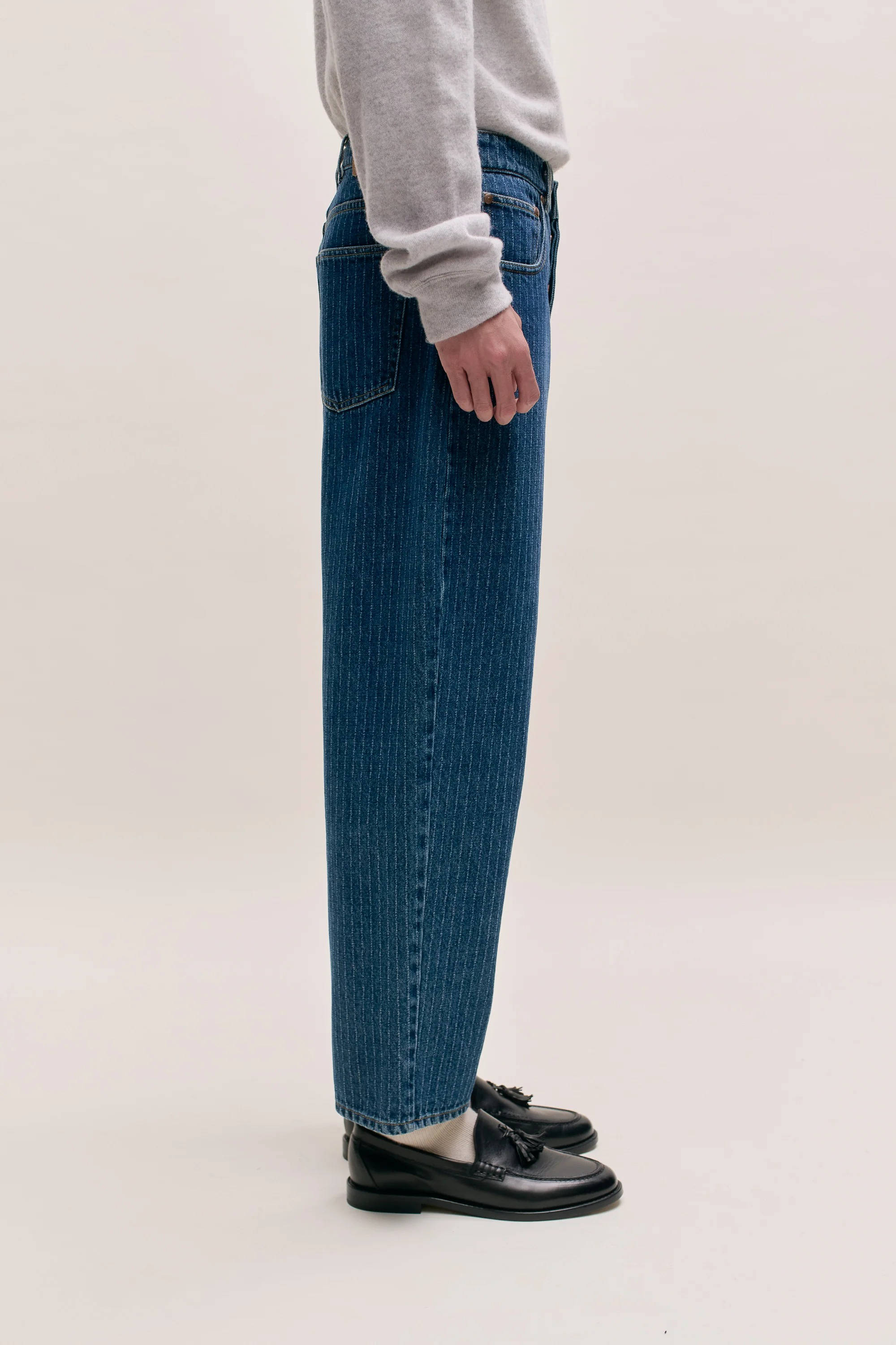 Terek Jeans Ribbed Blue Denim