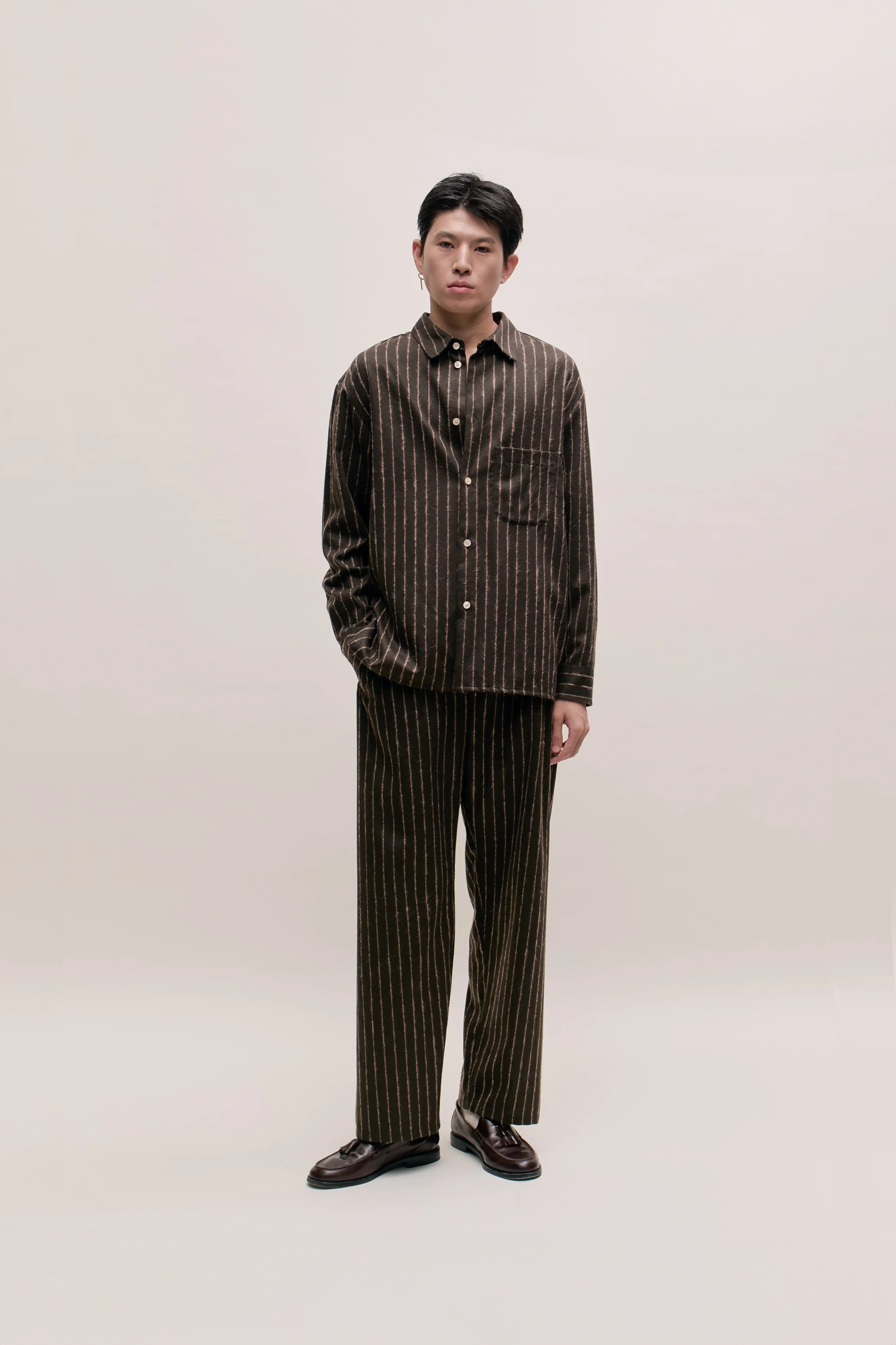 Samurai Trousers Salmon Stripe_1