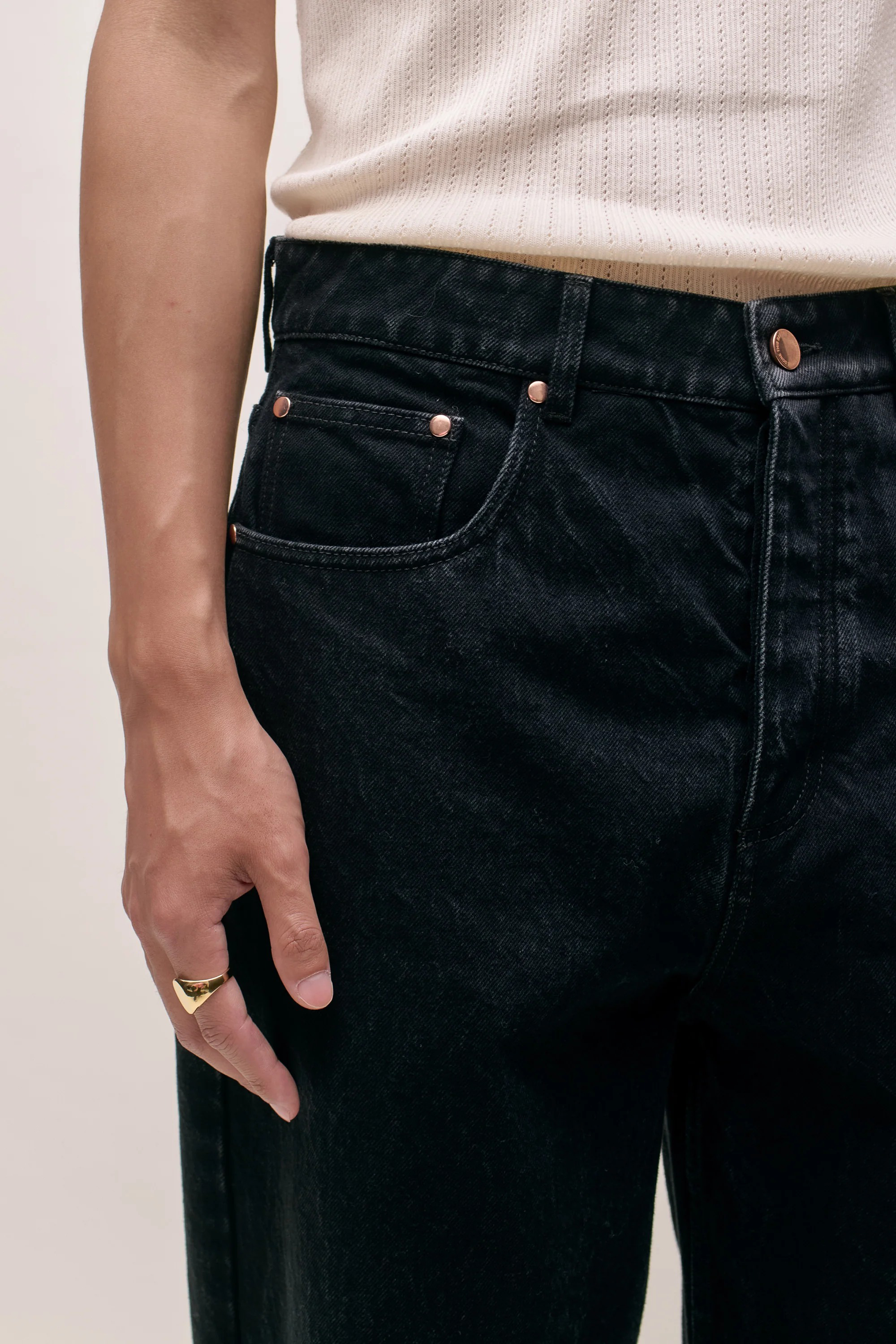 Terek Jeans Vintage Black Denim