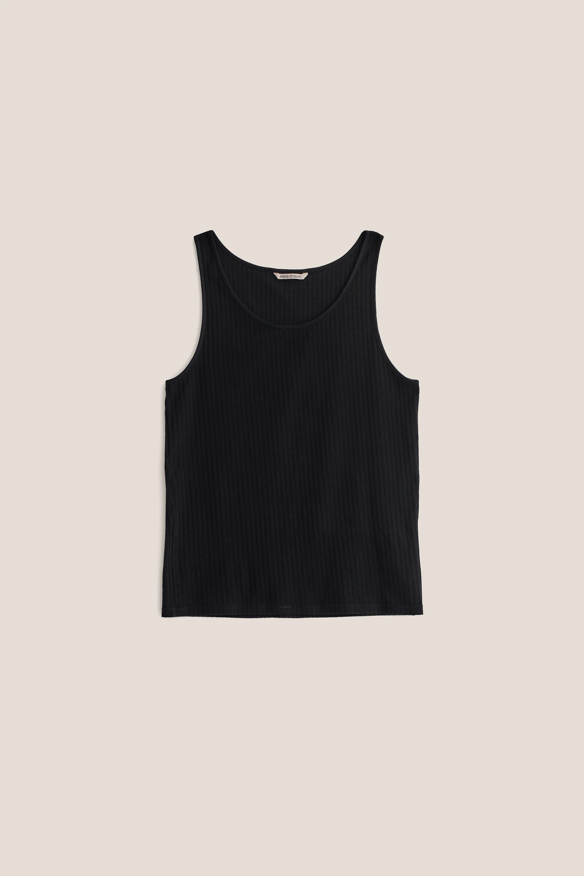 Tomaso Tanktop Black Ajour
