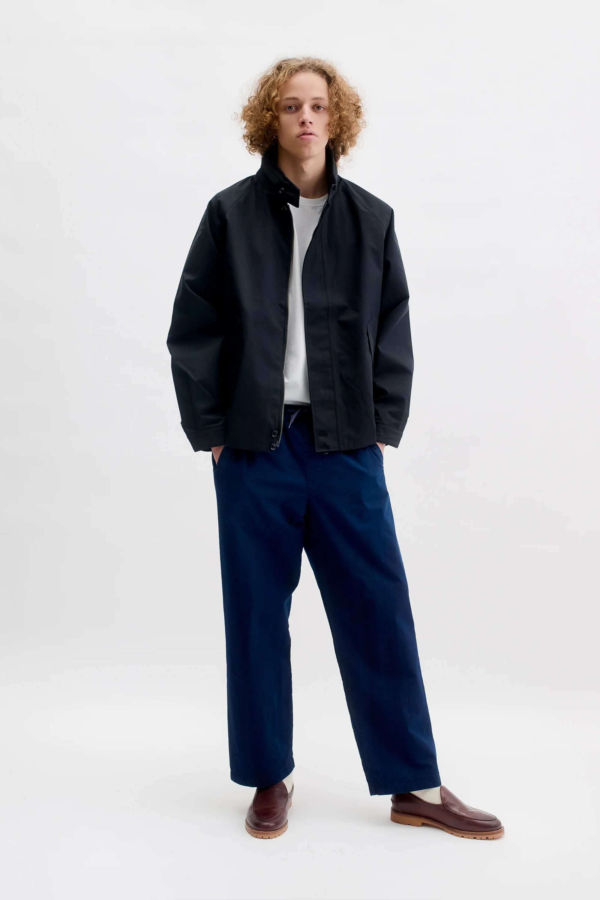 X Nanamica Gore-Tex Crew Jacket Black_2