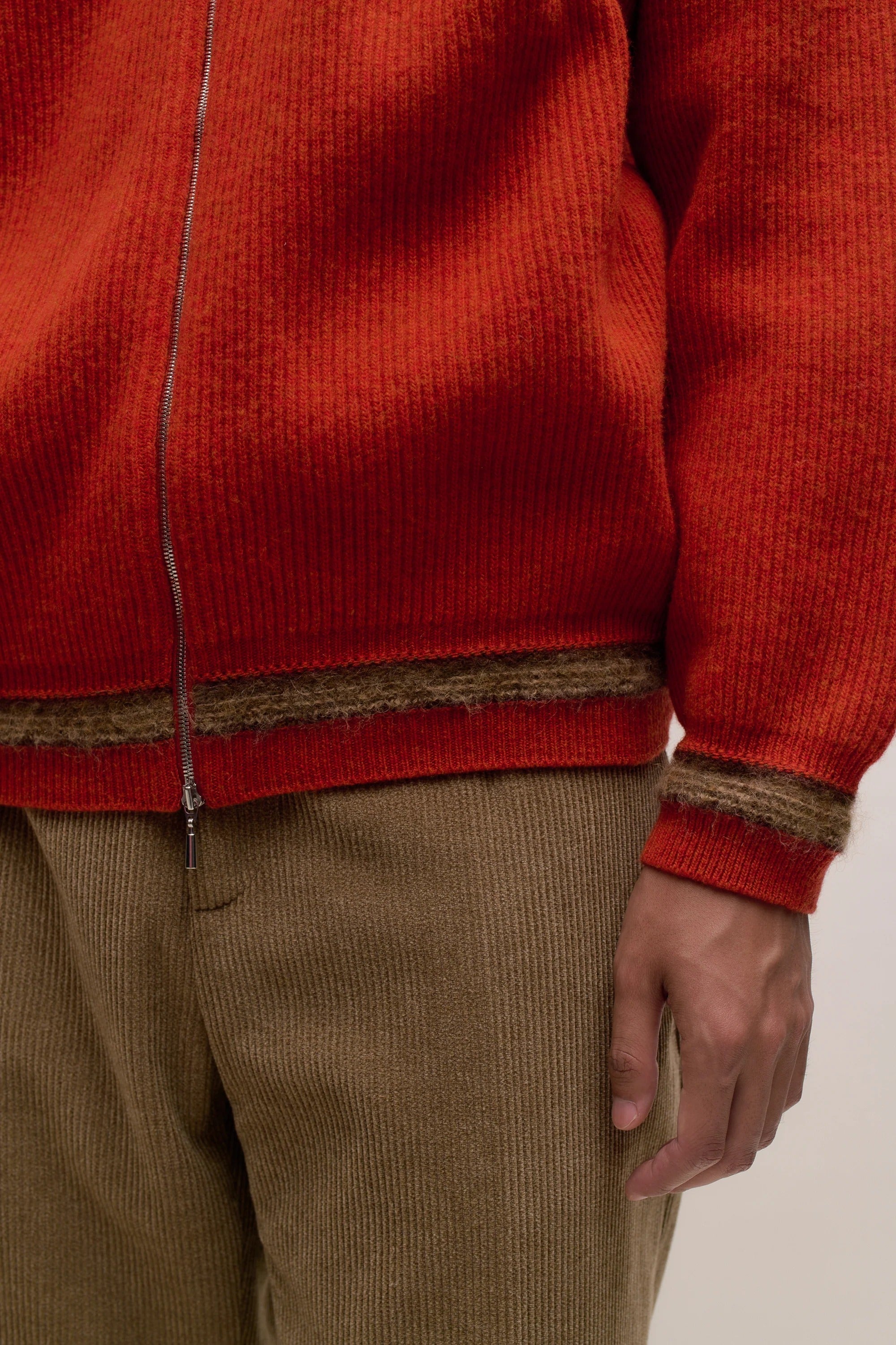 Zaya Zip Jacket Orange Melange