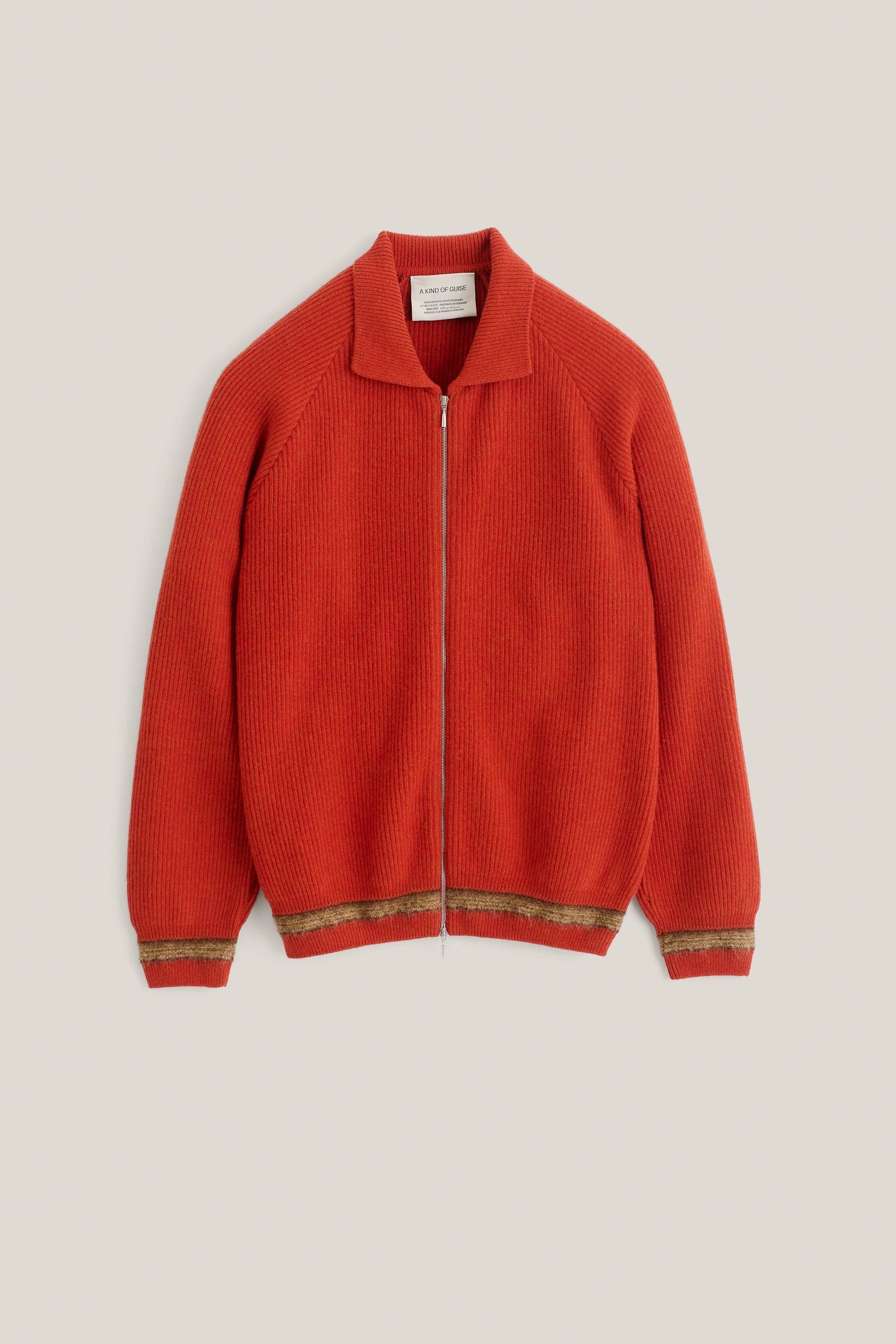 Zaya Zip Jacket Orange Melange_4