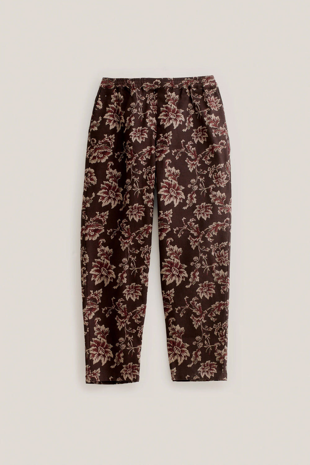 Banasa Pants Red Bouquet Jacquard_5