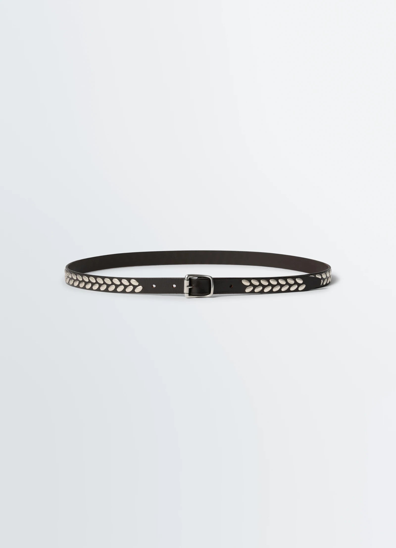 Almond Stud Belt 20MM Dark Brown_3