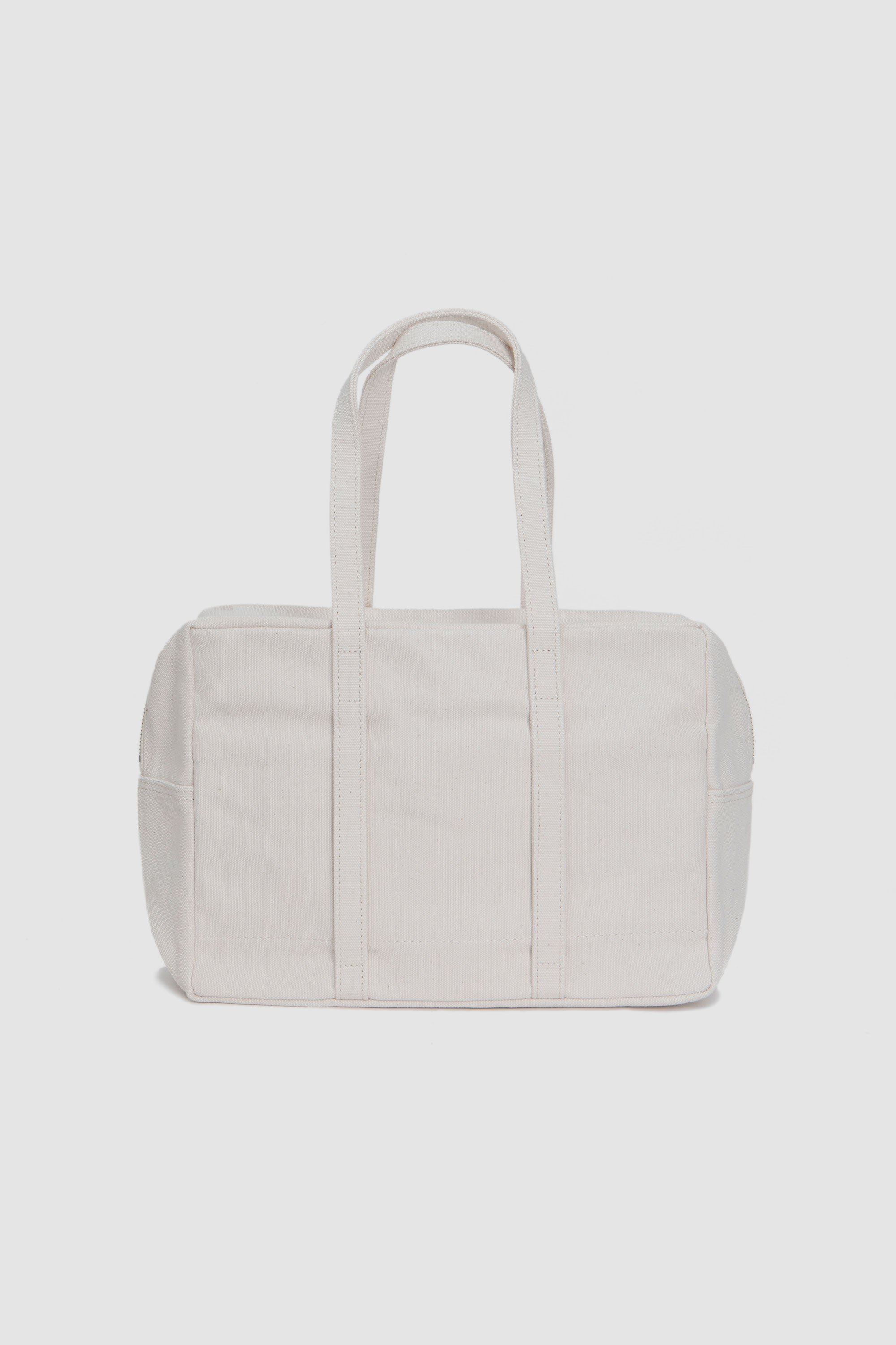 Boston Canvas Bag White S_1