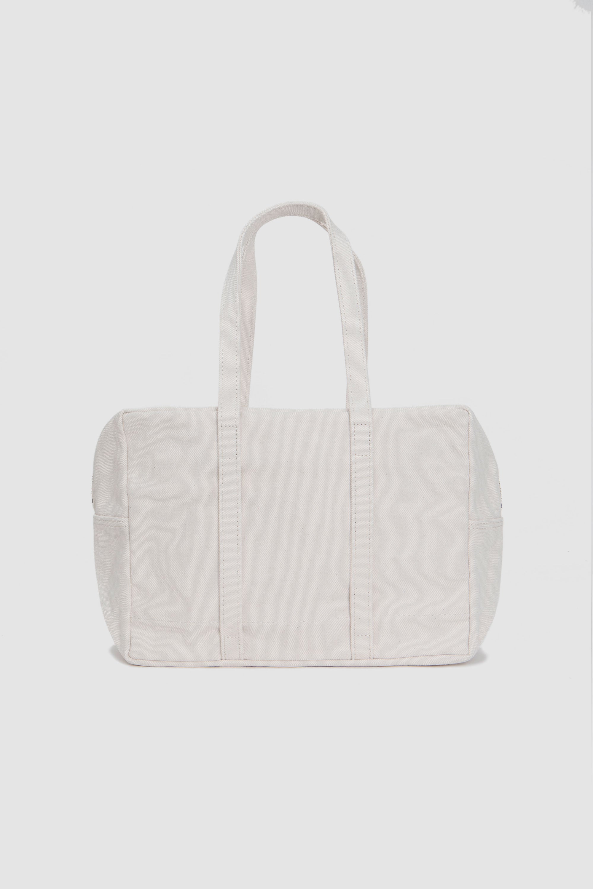Boston Canvas Bag White S_4