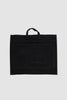 SPORTIVO STORE_Flat Canvas Tote Black
