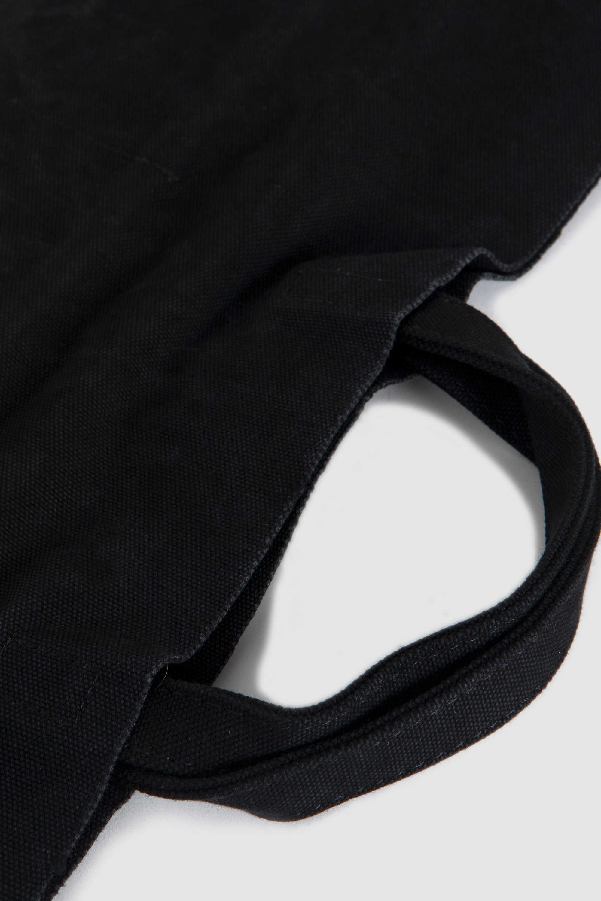 Flat Canvas Tote Black_2