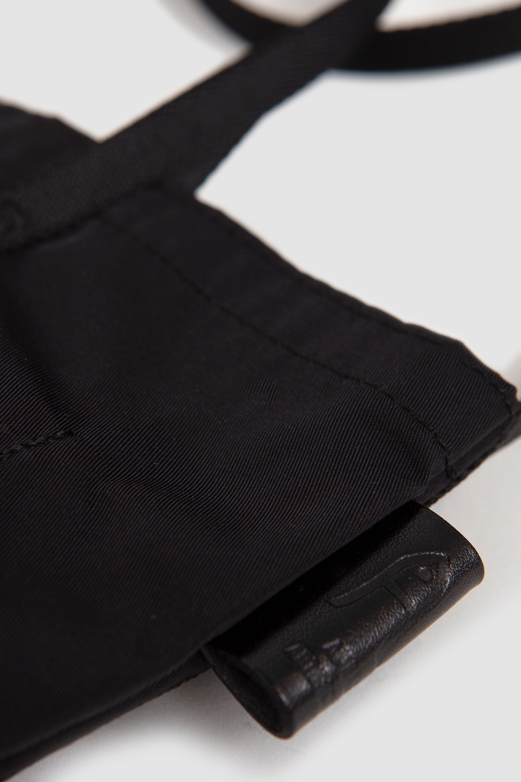 Gabardine 2 Way Shoulder Portable (S) Black_3