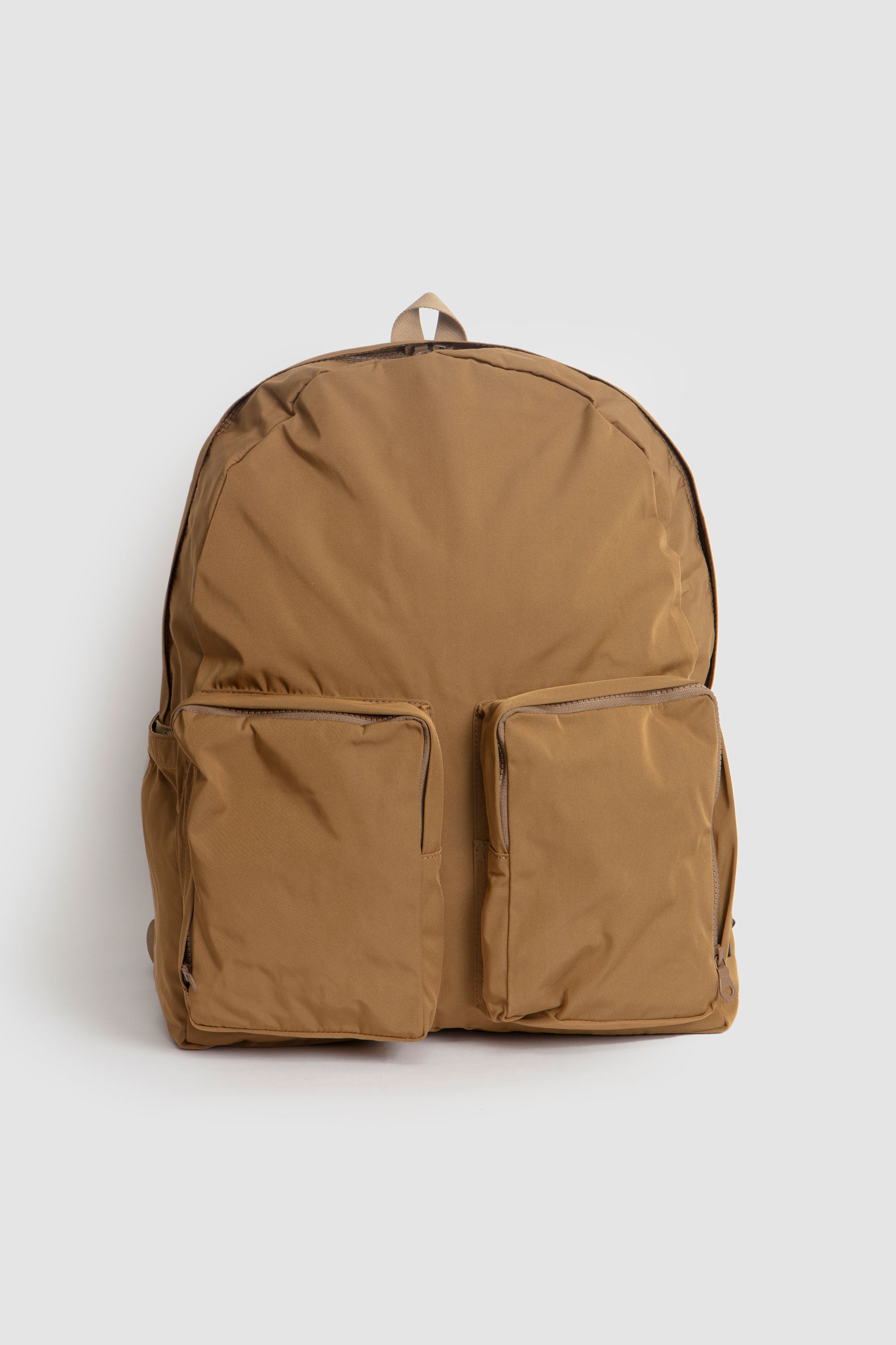 Gabardine Backpack Beige_1