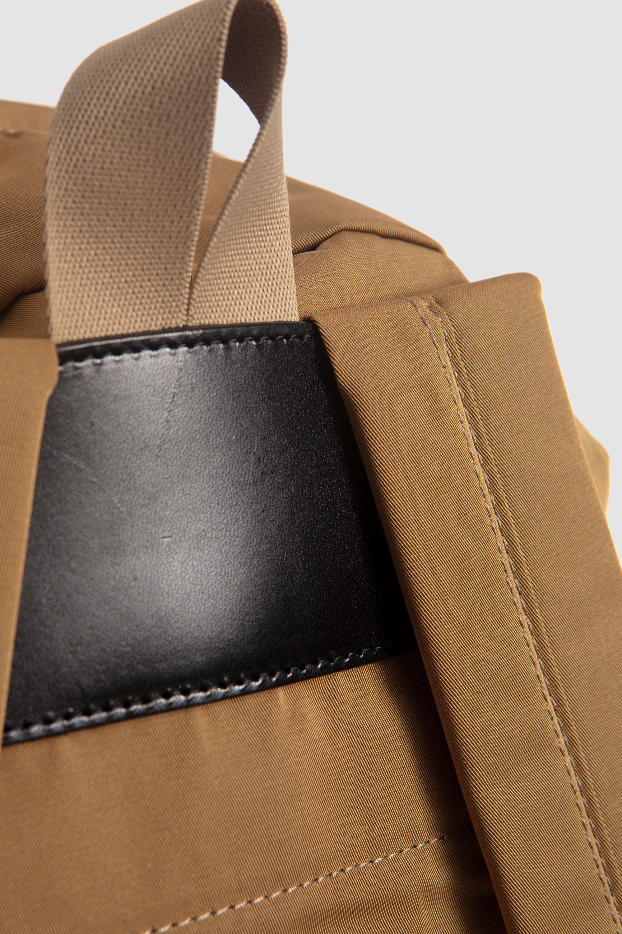 Gabardine Backpack Beige