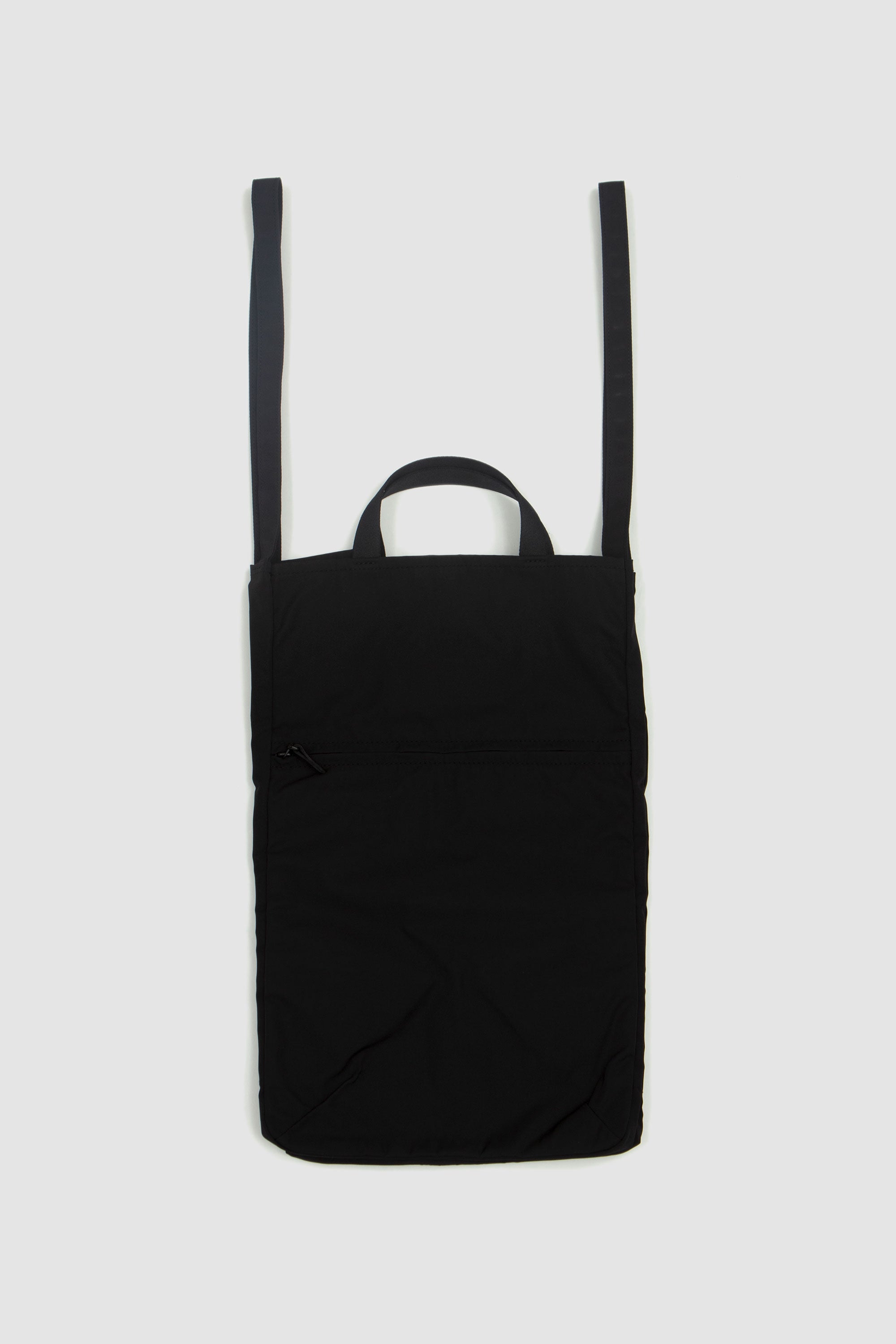 Gabardine Zippy Tote L Black_4