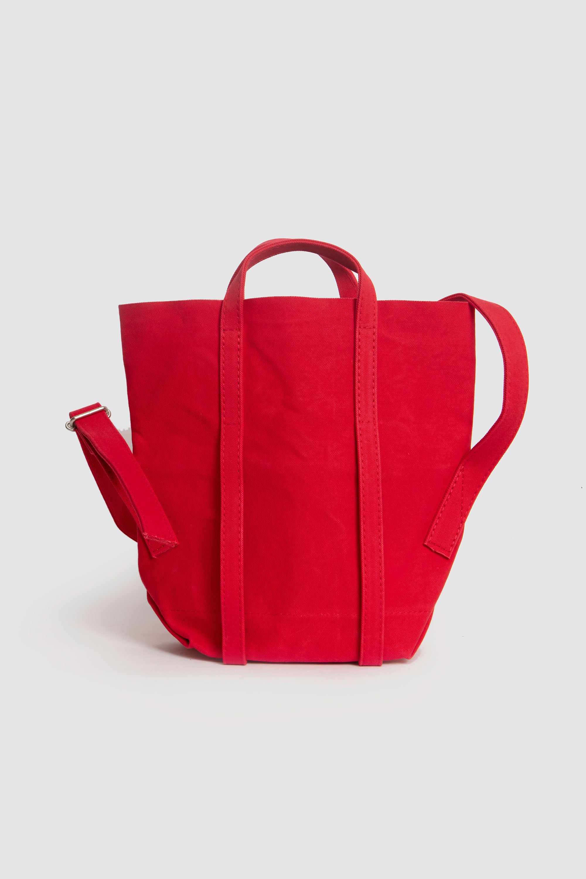 Washed Canvas 2way Messenger Bag S Red_4