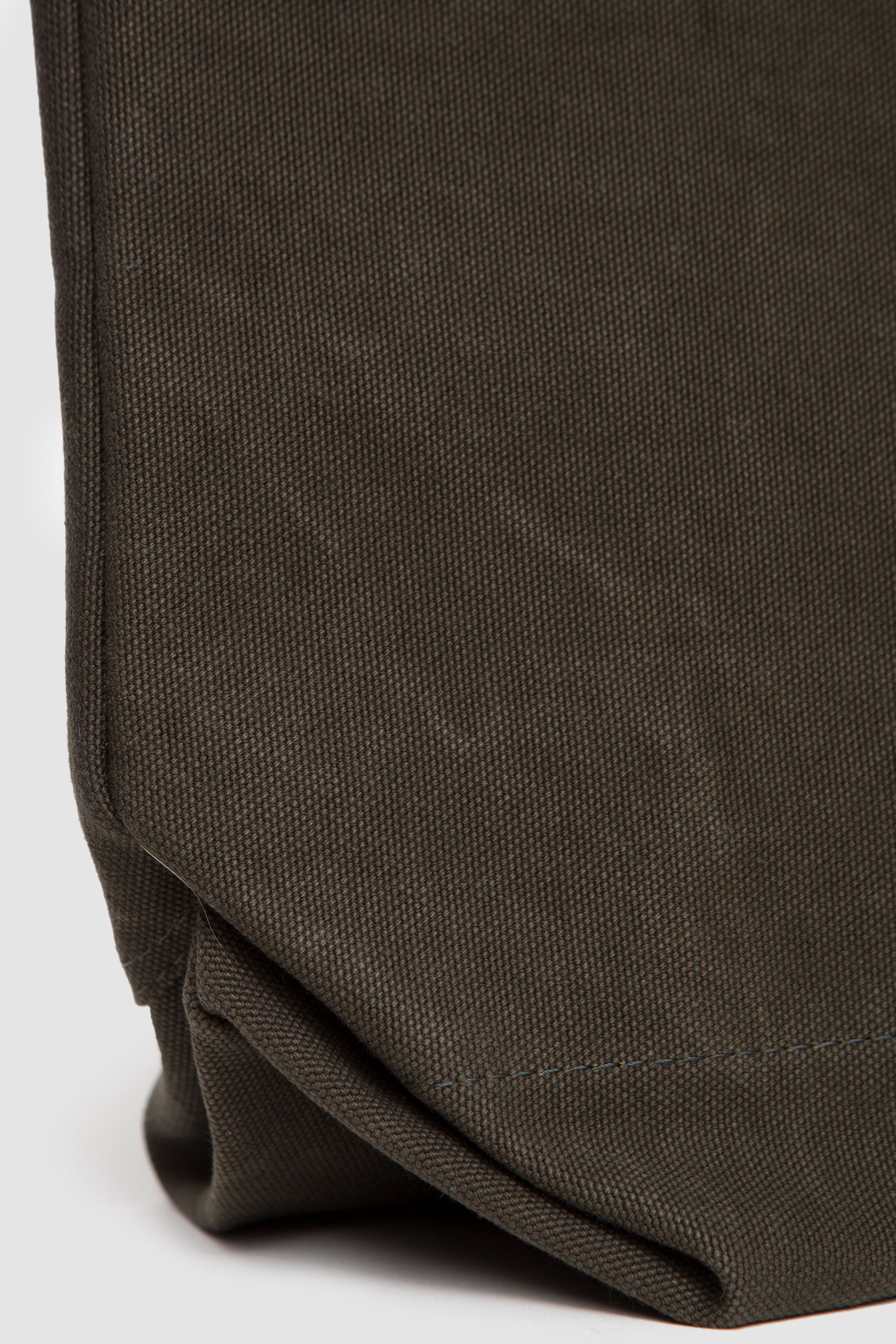 Washed Canvas 6 Pockets Tote (L) Olive_3