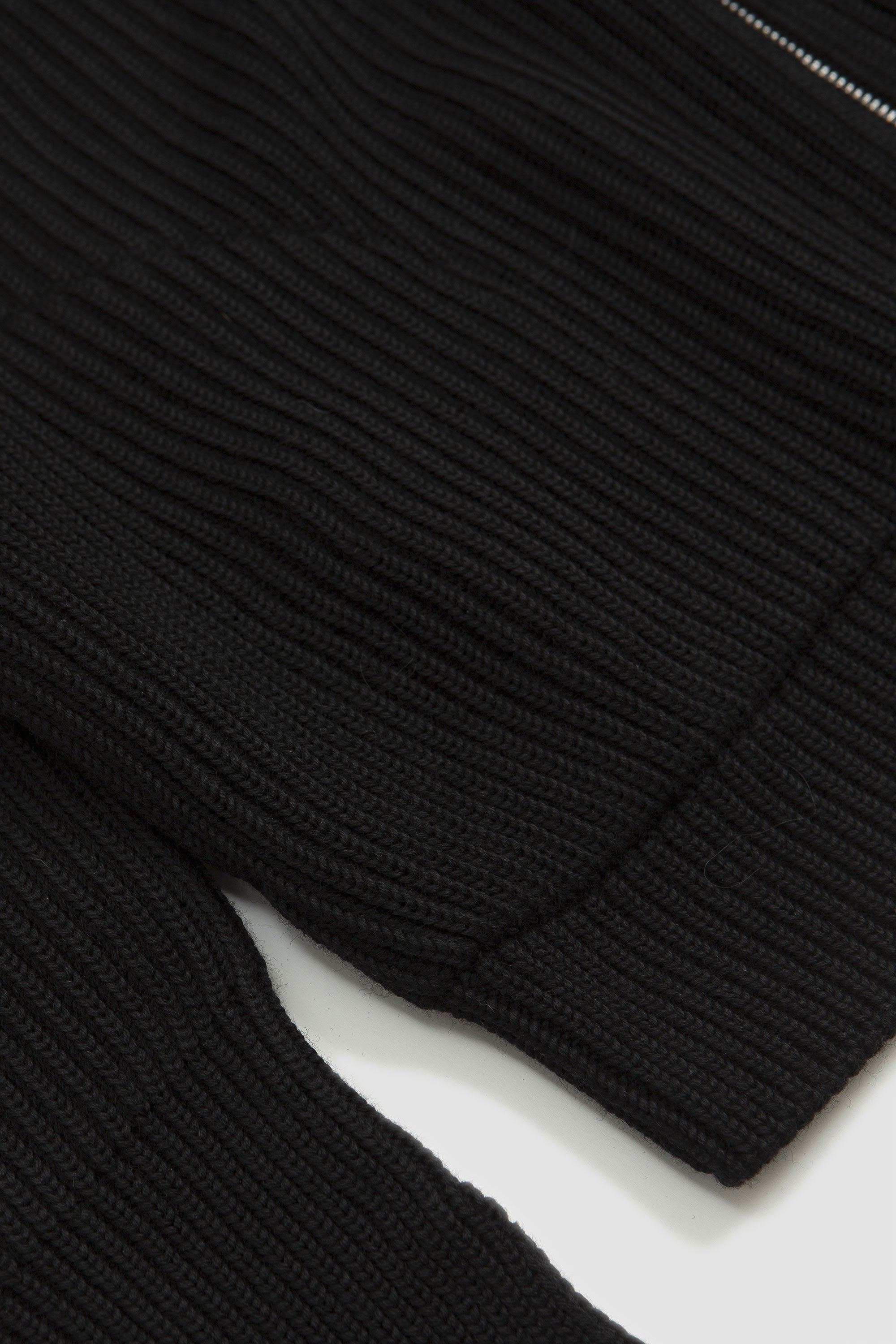 Navy Full-Zip Pockets Black