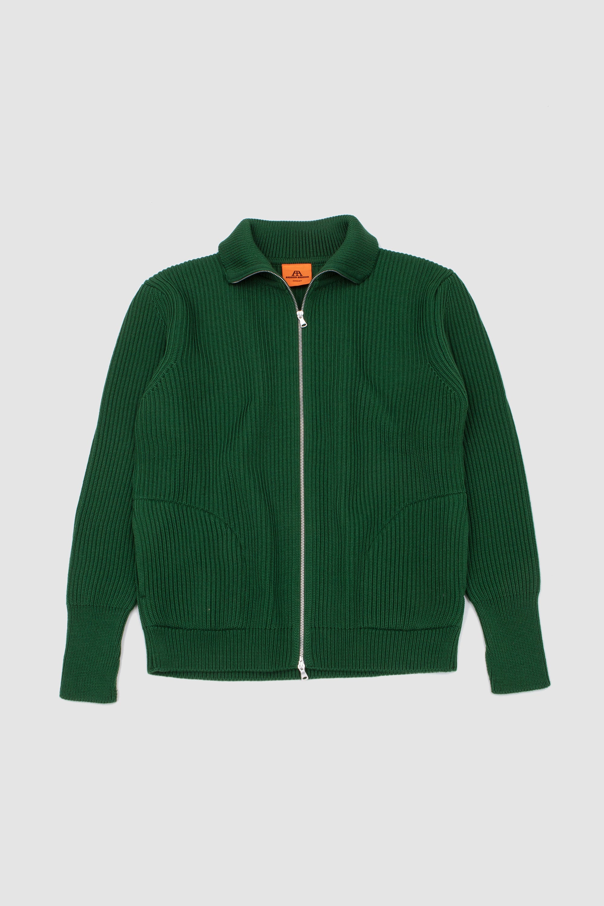 Navy Full-Zip Pockets Green