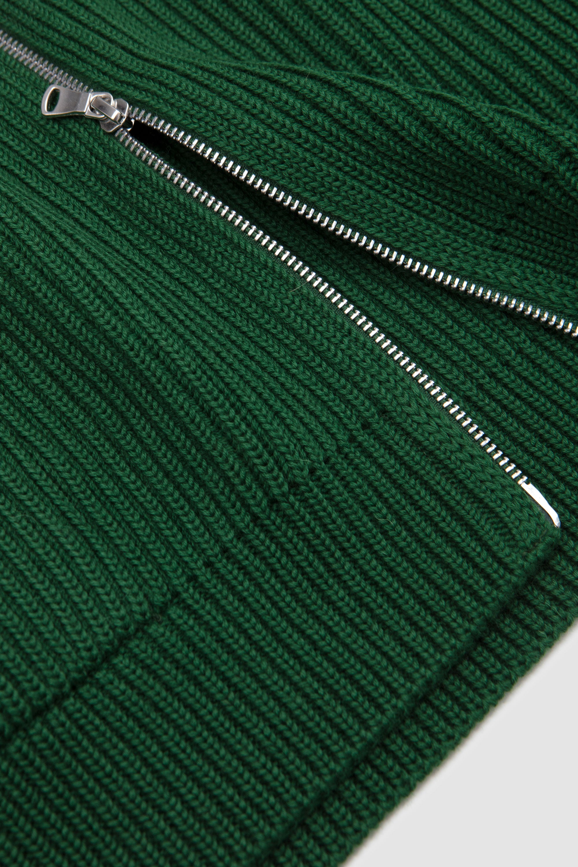Navy Full-Zip Pockets Green