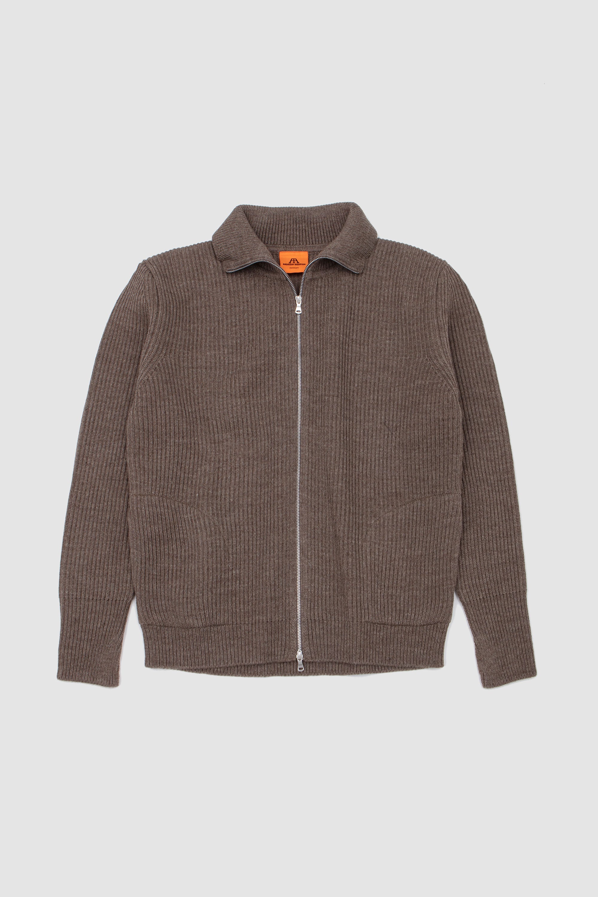 Navy Full-Zip Pockets Natural Taupe_1