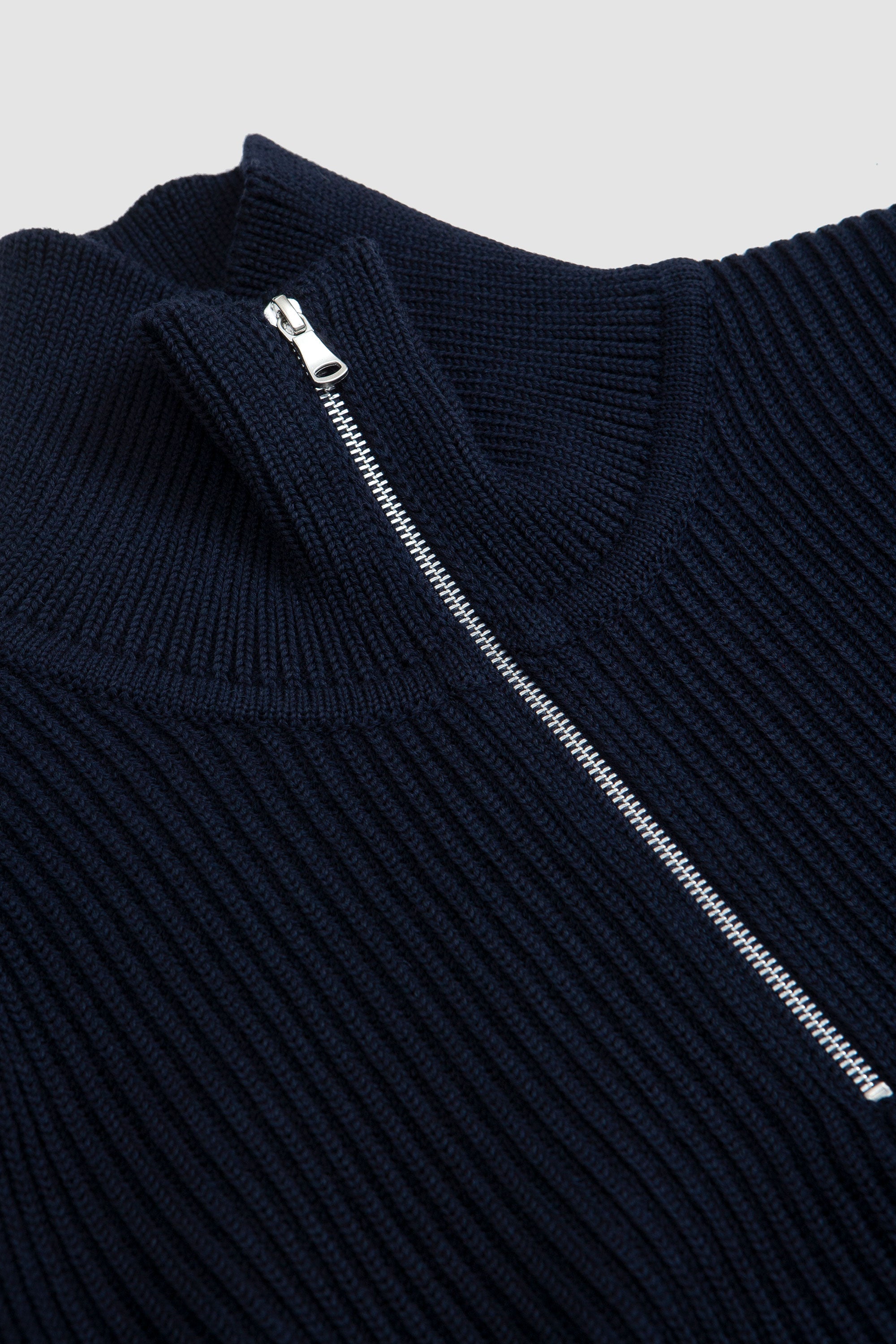 Navy Half-Zip Navy Blue