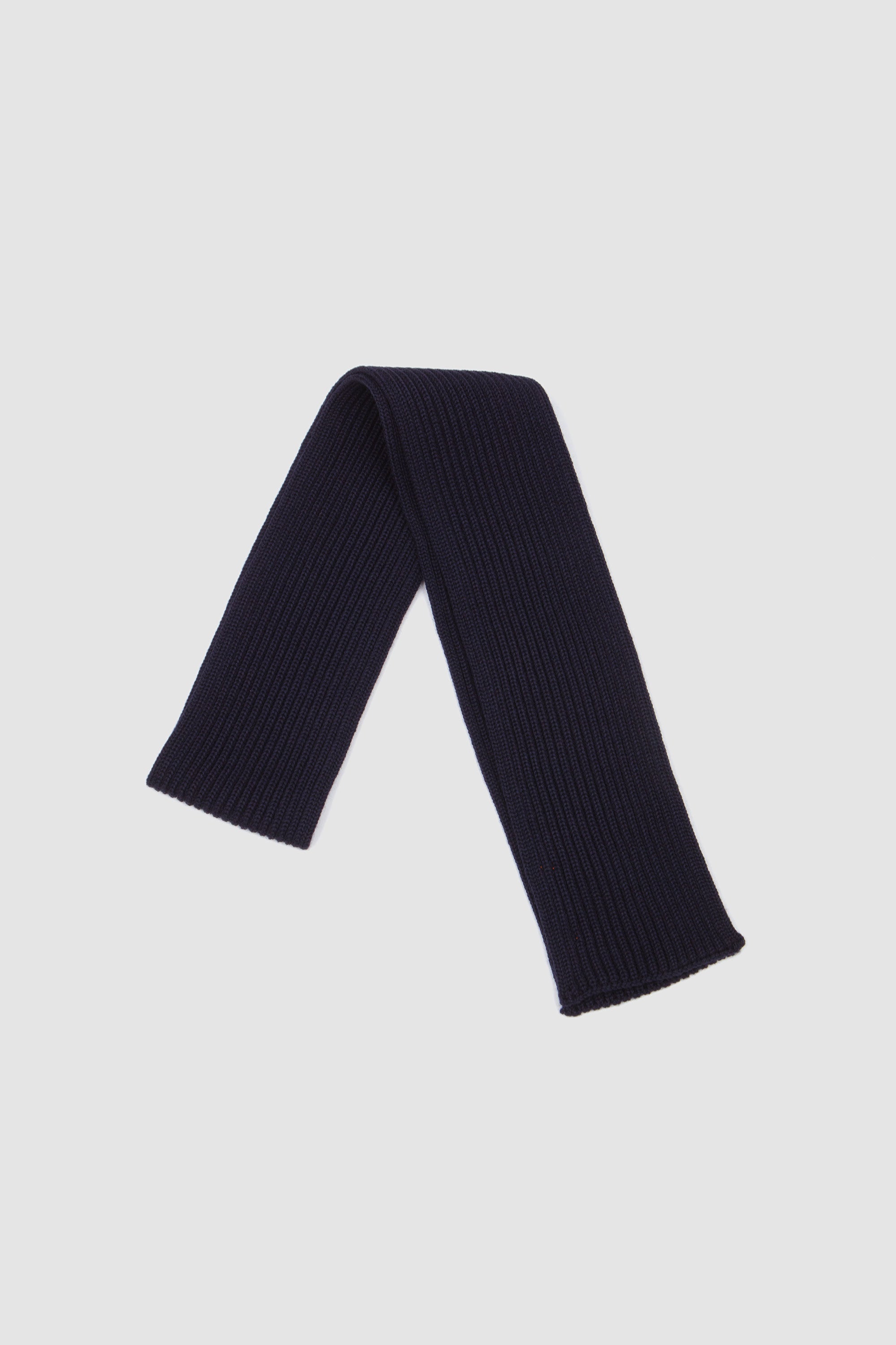 Short Scarf Navy Blue