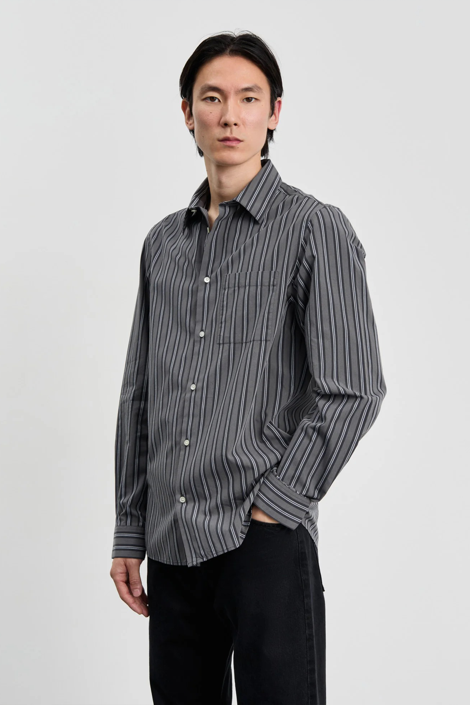 Another Shirt 3.0 Charcoal Stripe