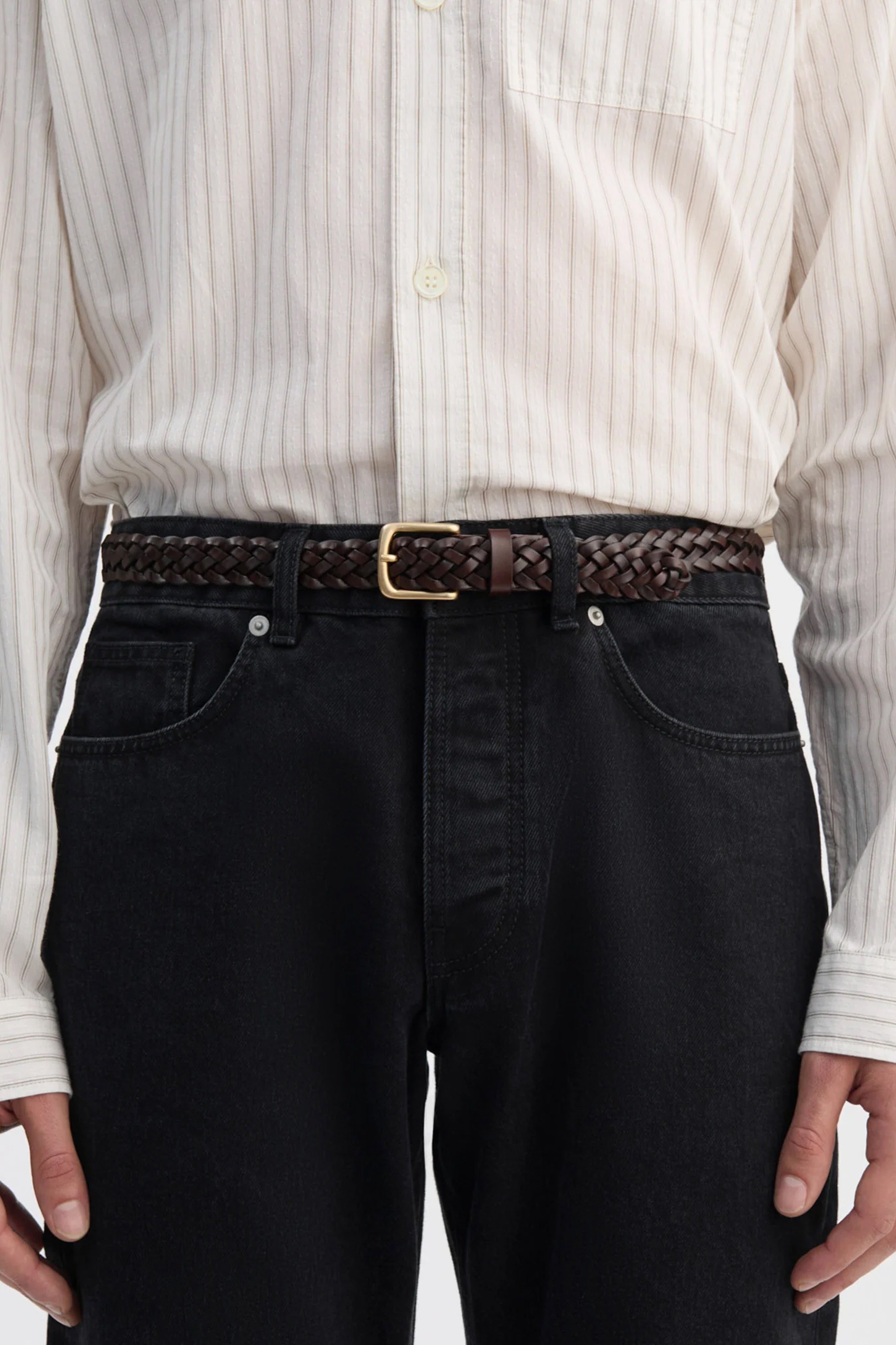 Another Belt 1.0 Braided Brown