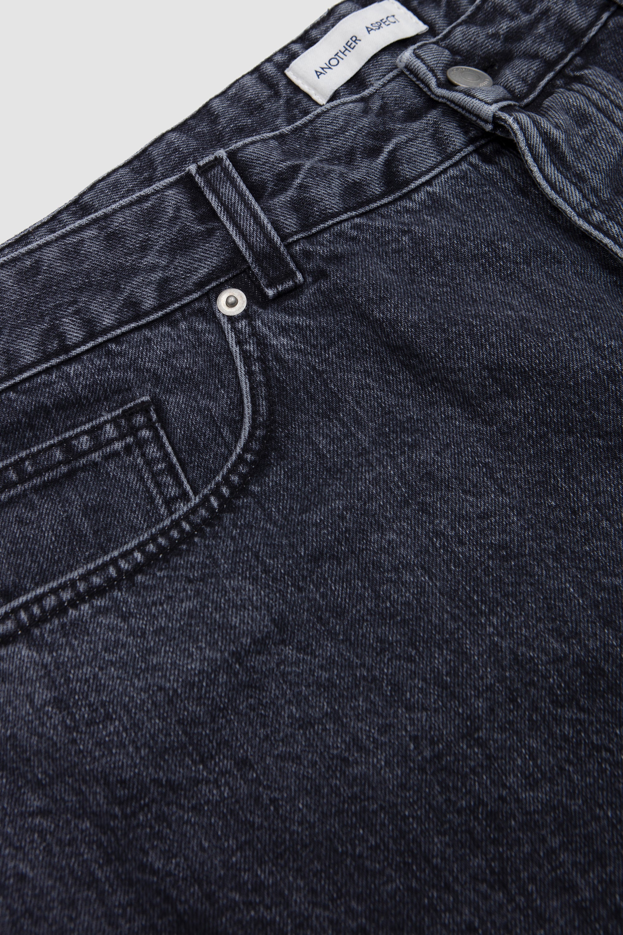 Another Denim Shorts 1.0 Faded Black_2