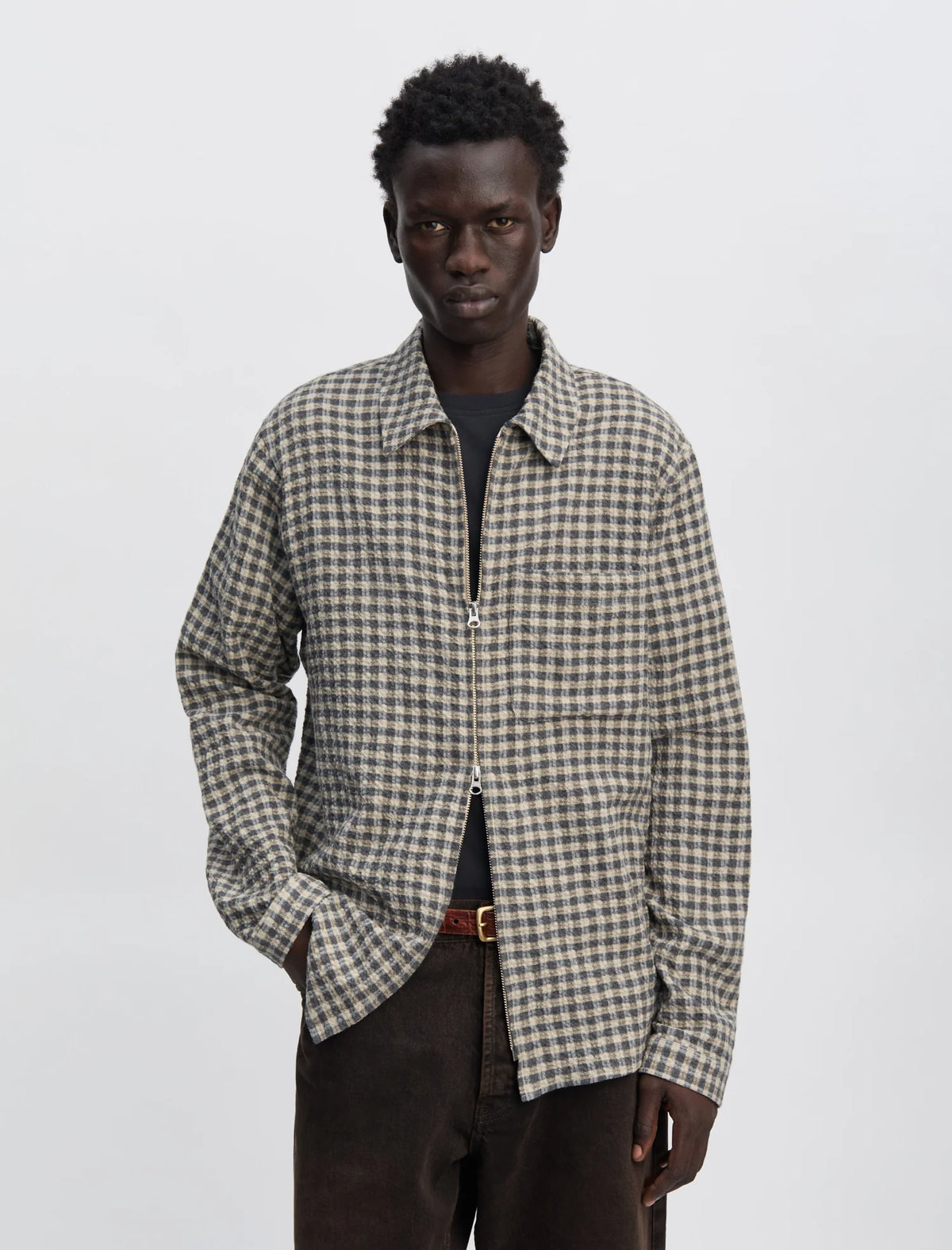 Another Overshirt 1.0 JPN Blue/ Ecru Check