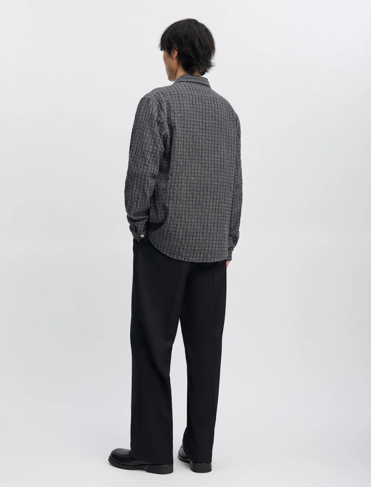 Another Overshirt 1.0 JPN Grey/ Black stripe_4