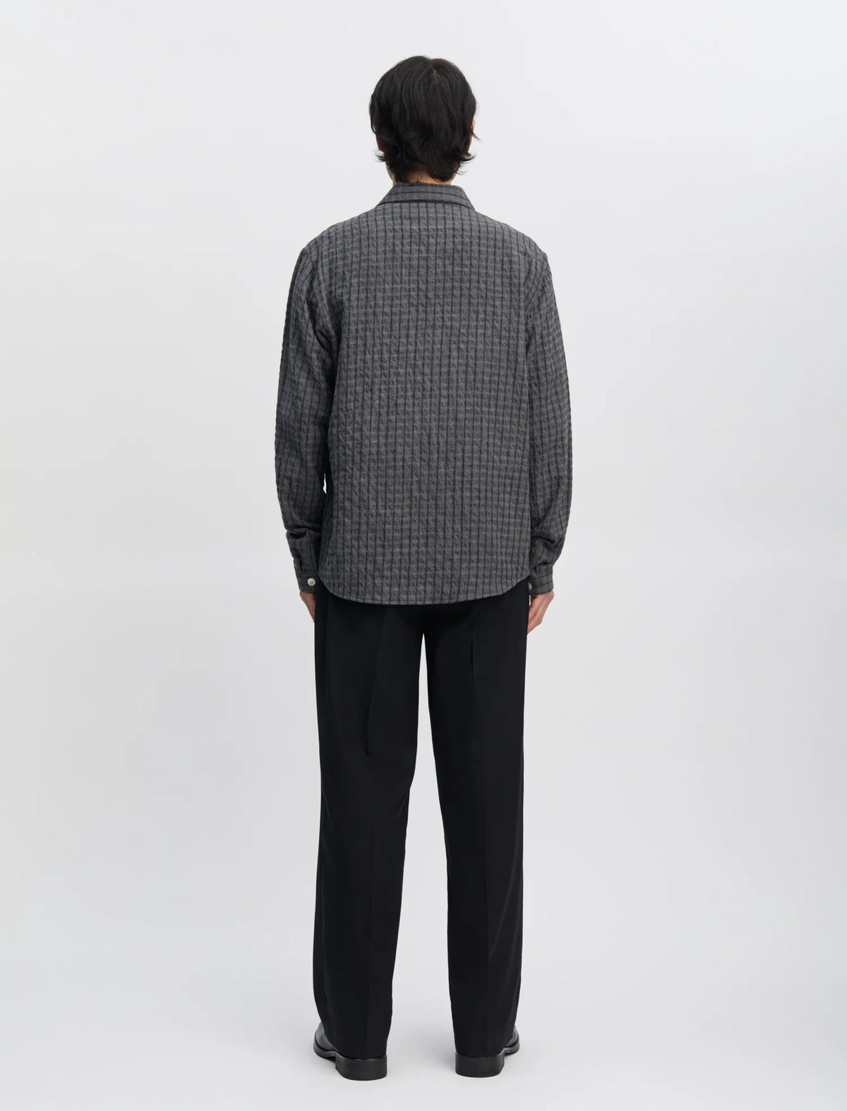 Another Overshirt 1.0 JPN Grey/ Black stripe_5