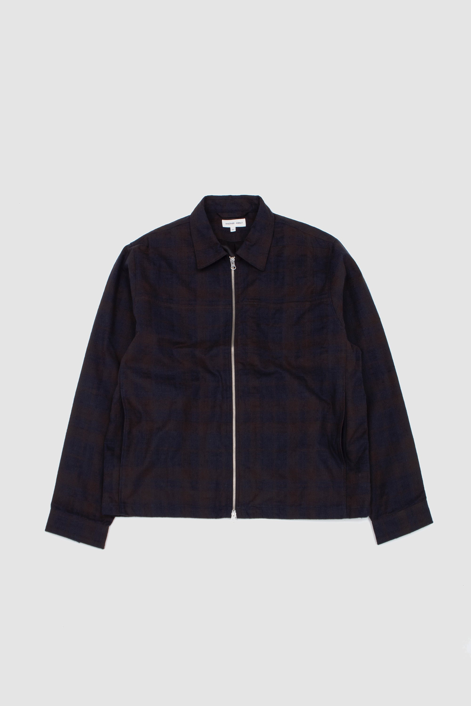 Another Overshirt 3.0 Navy/ Brown Check_1