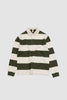SPORTIVO STORE_Another Rugby Polo 1.0 Green Ecru Stripe_2