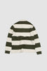 SPORTIVO STORE_Another Rugby Polo 1.0 Green Ecru Stripe_5
