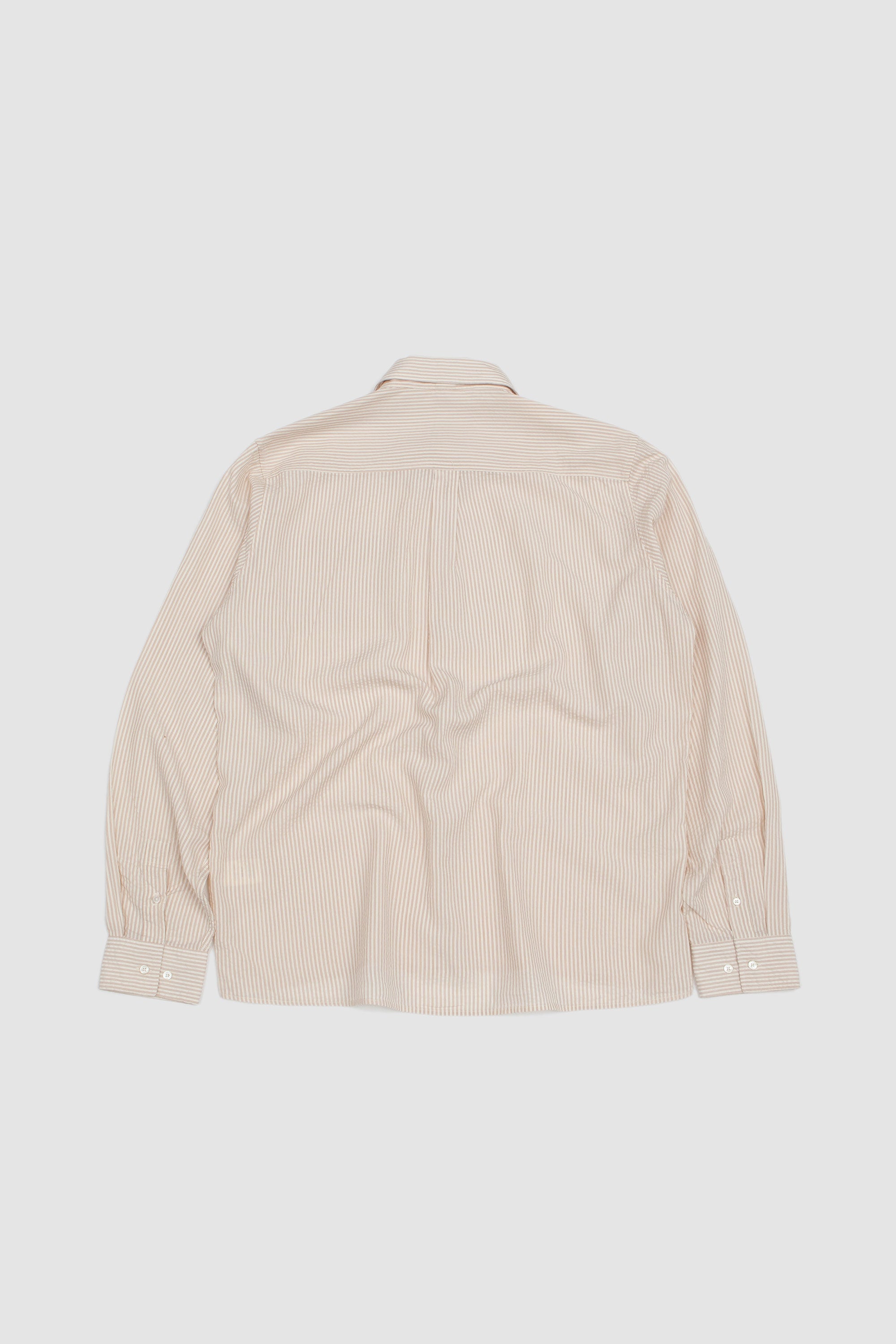 Another Shirt 1.0 Ecru Brown Stripe_4