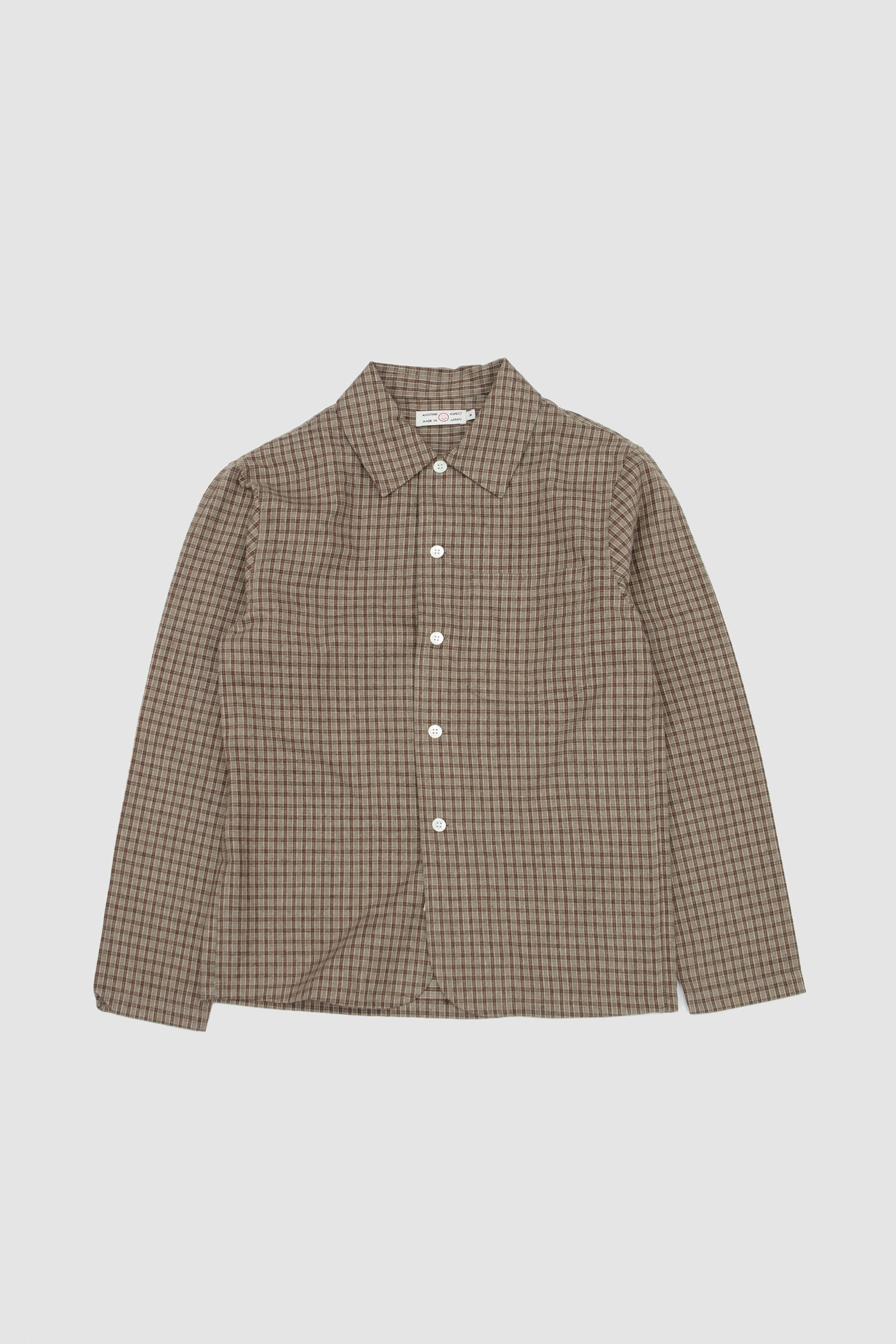 ★PERSTEP☆MARRON POCKET CHECK SHIRT BJLS4679 ☆PERSTEP☆MARRON POCKET CHECK SHIRT BJLS4679 (perstep