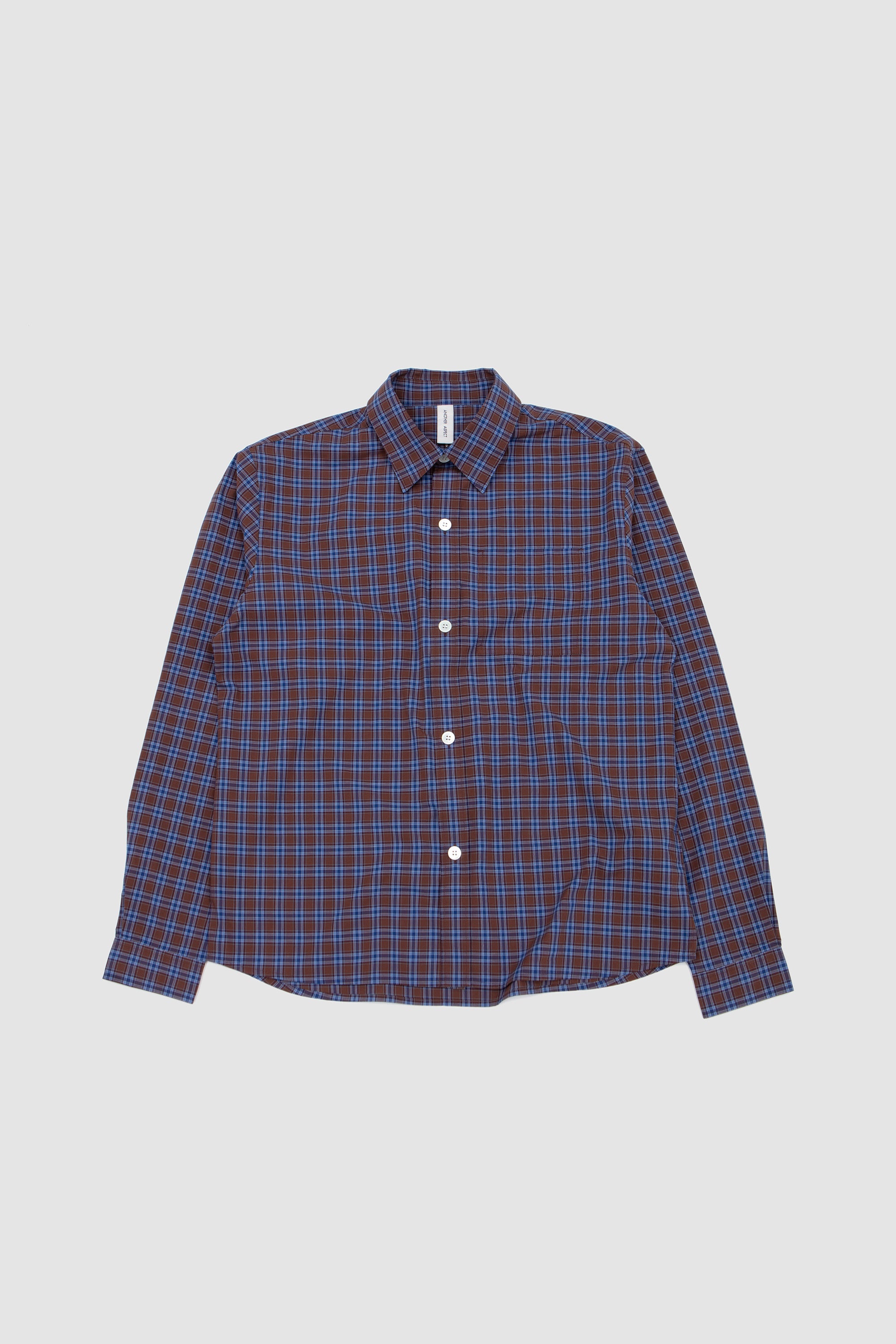 Another Shirt 4.0 Brown Blue Check_1