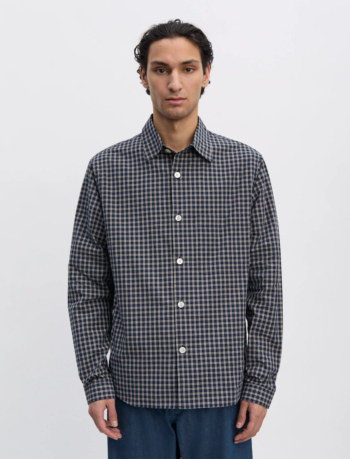 Another Shirt 4.0 JPN Blue/ White Check_1