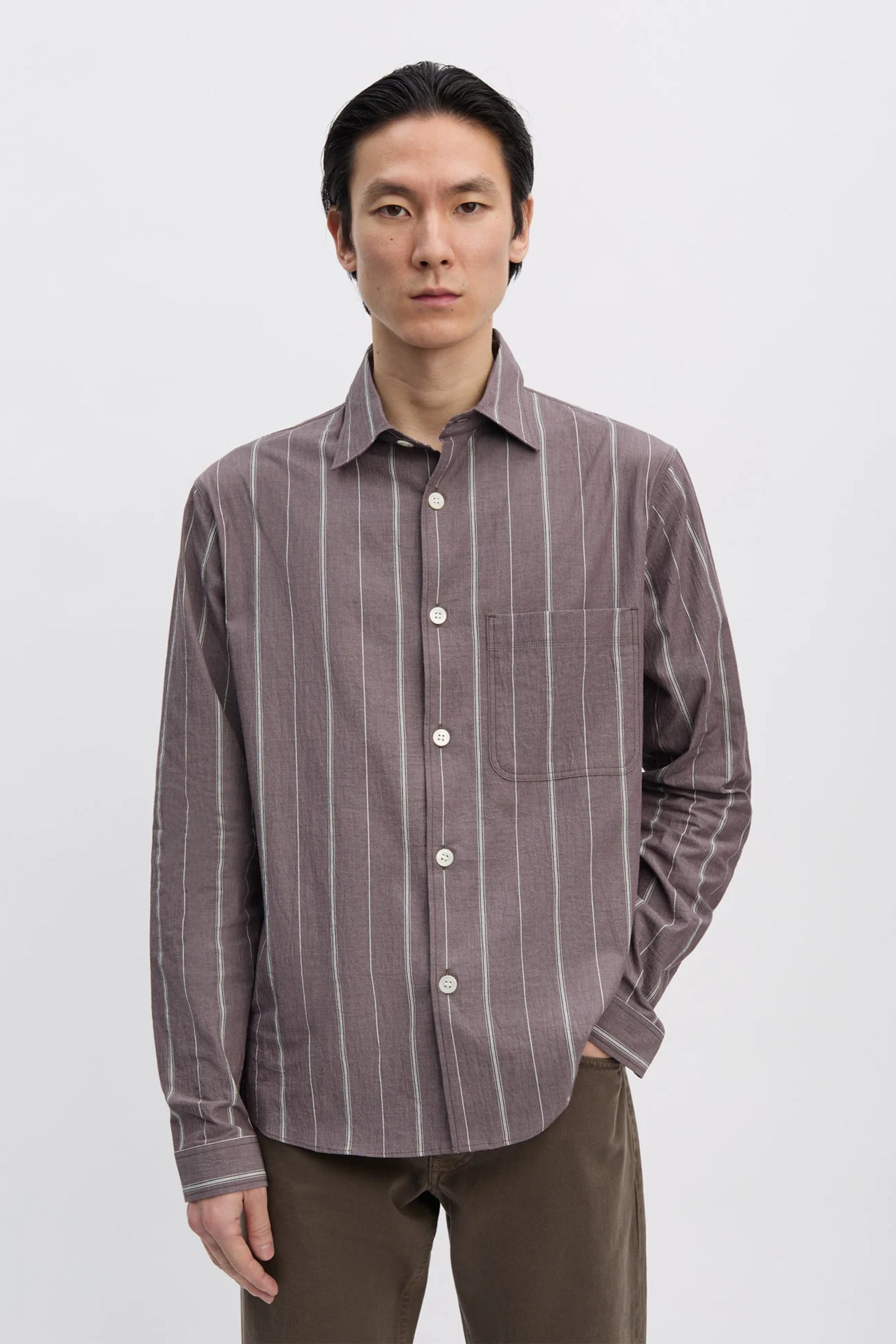 Another Shirt 4.0 JPN Brown Stripe_1