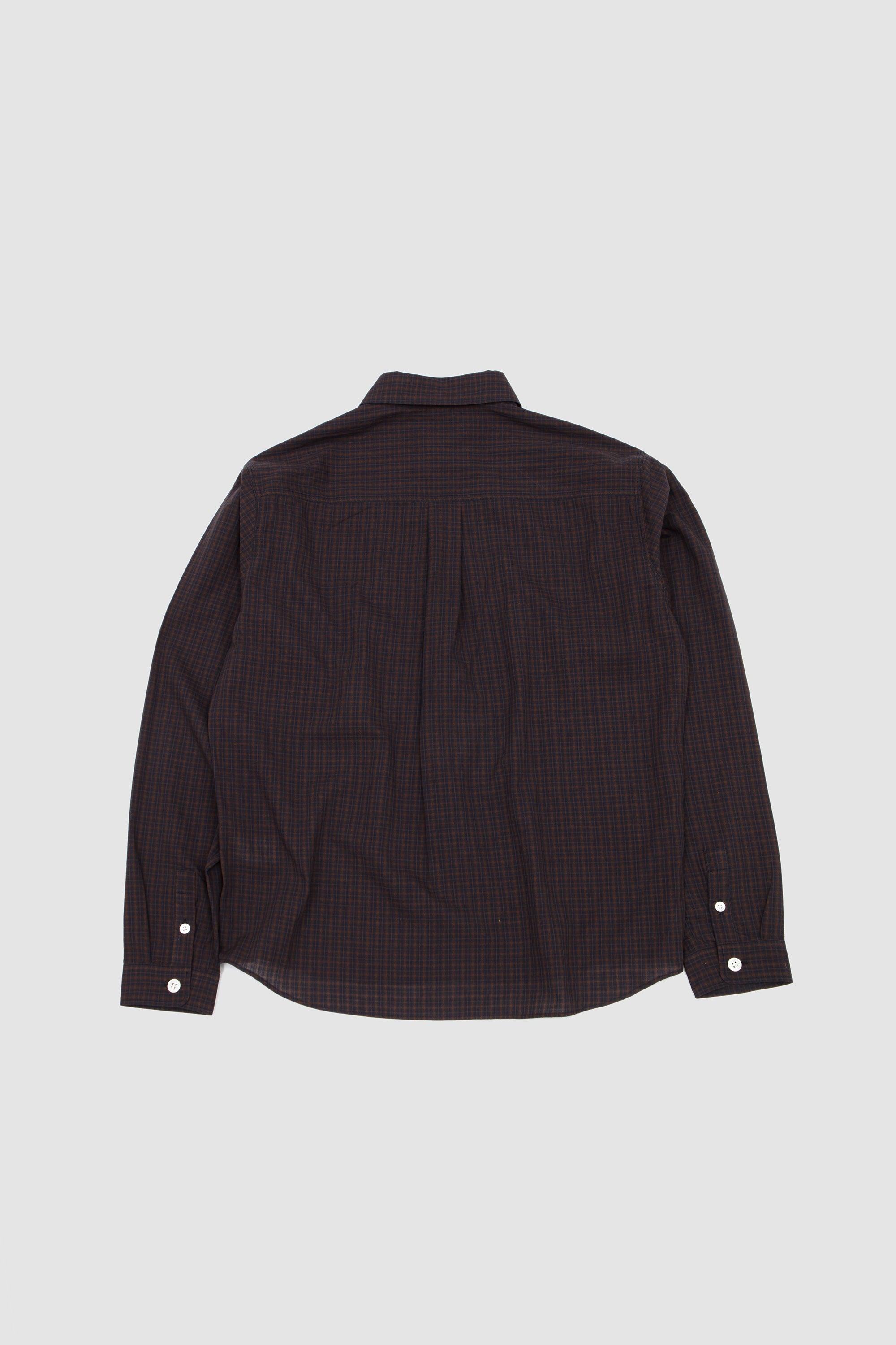 Another Shirt 4.0 JPN Navy/ Brown Check_4