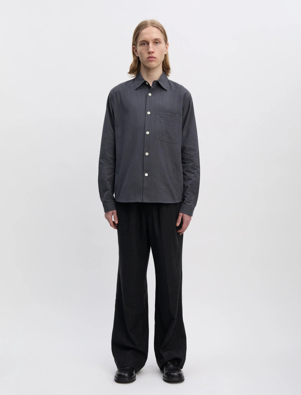 Another Shirt 4.0 JPN Small Dark Grey Stripe