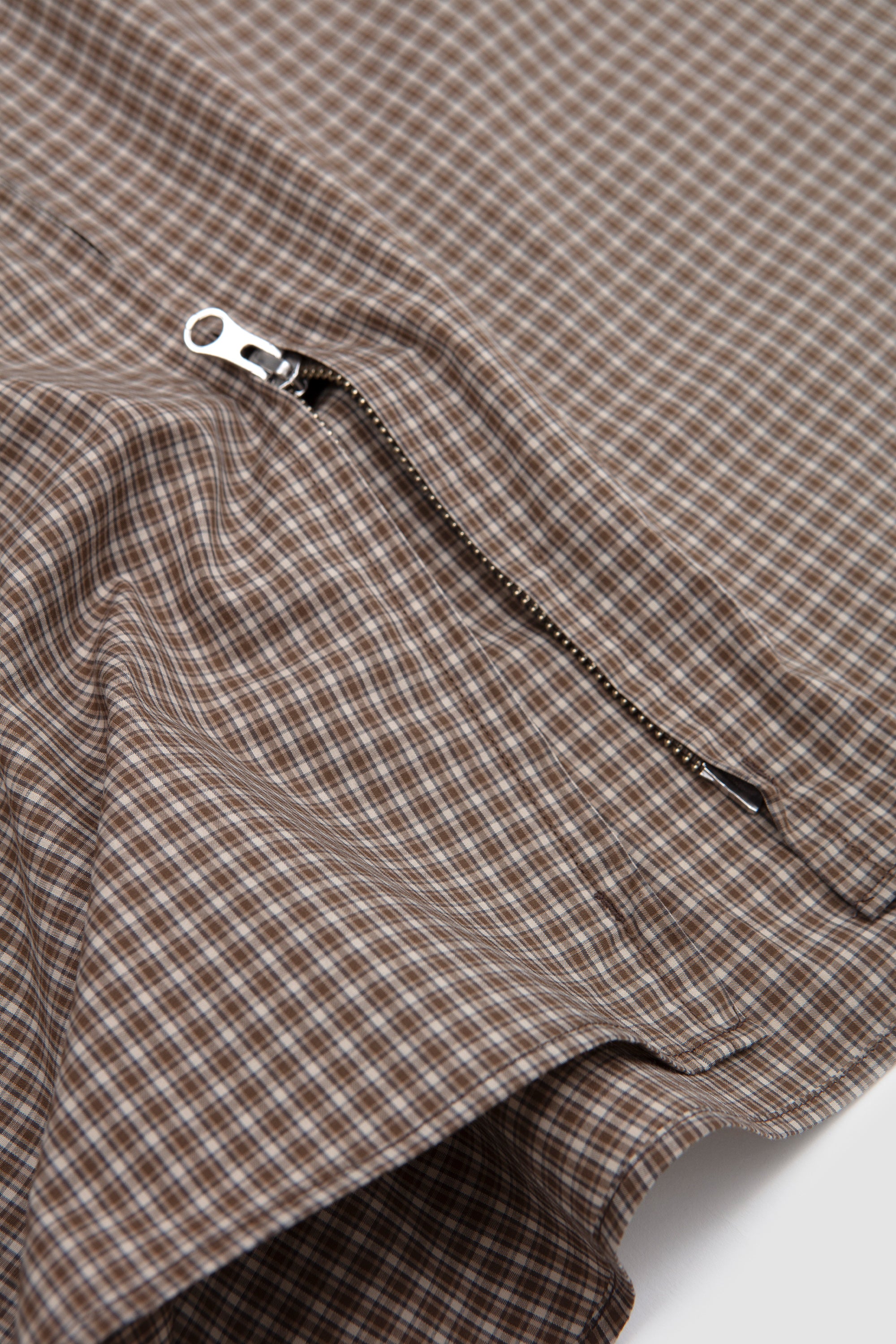 Another Zip Shirt 1.0 JPN Khaki Brown Check_8