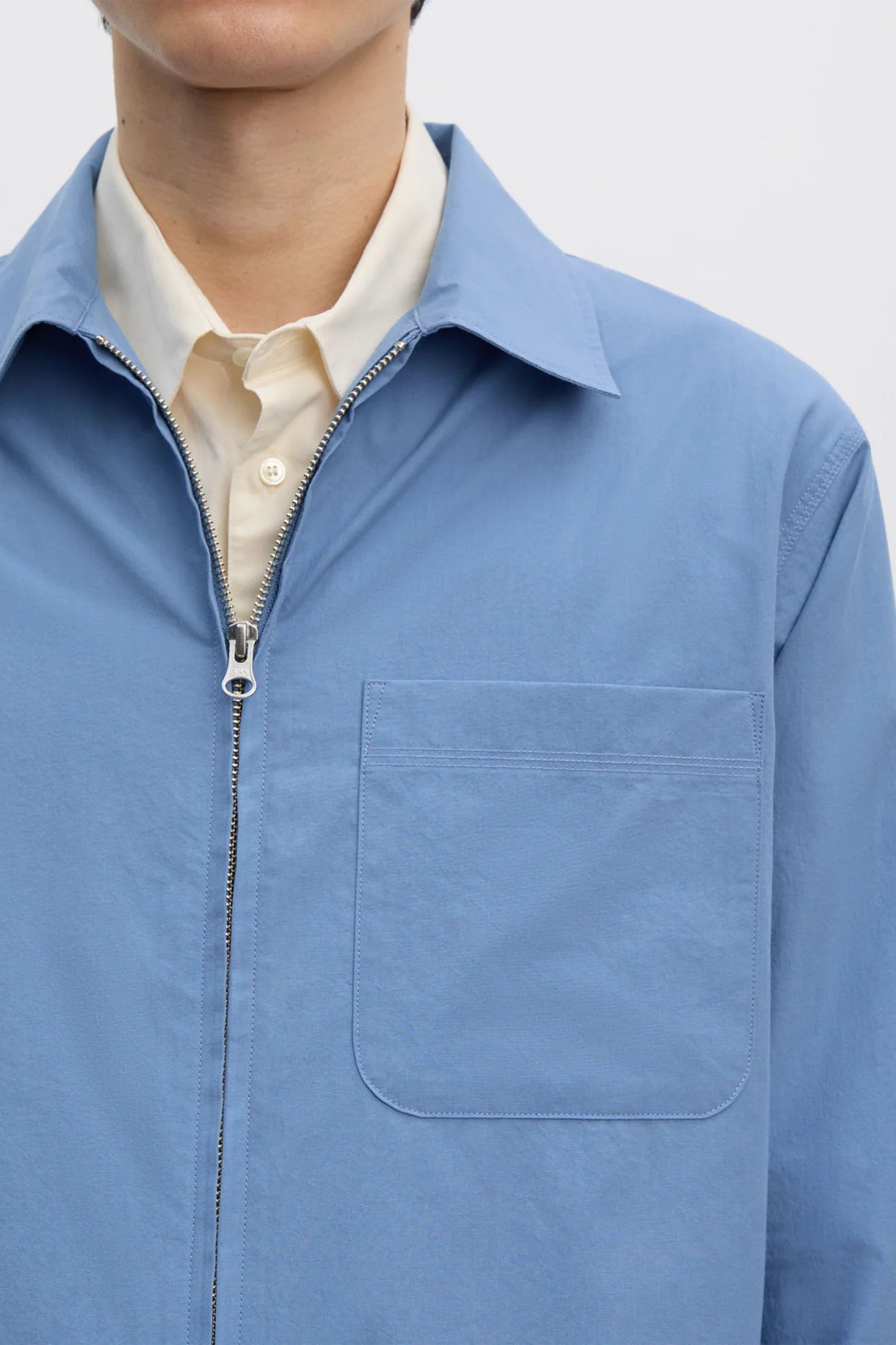 Another Zip Shirt 1.0 JPN Ocean Blue_5